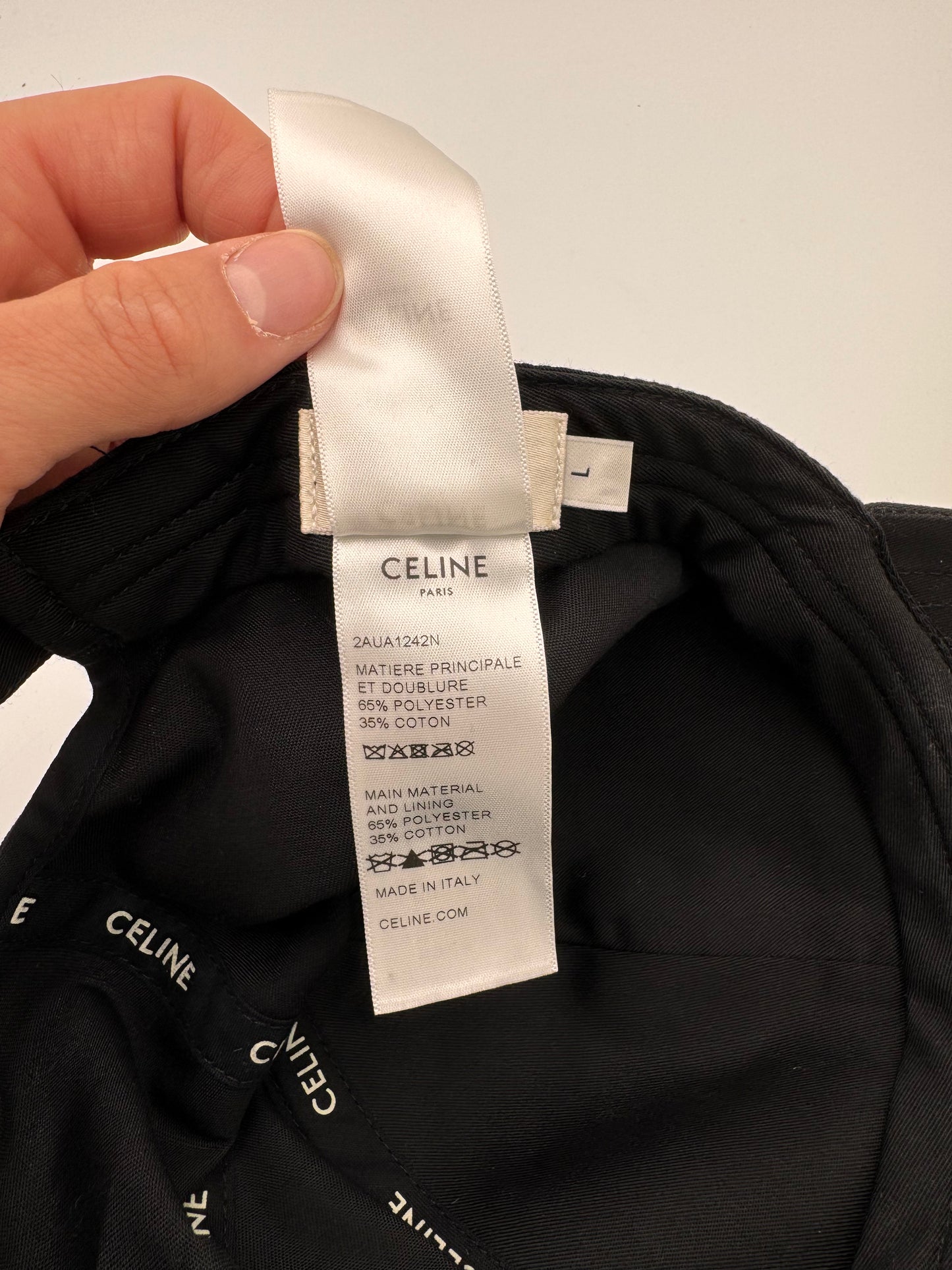 Celine Baseball Cap Hat size L