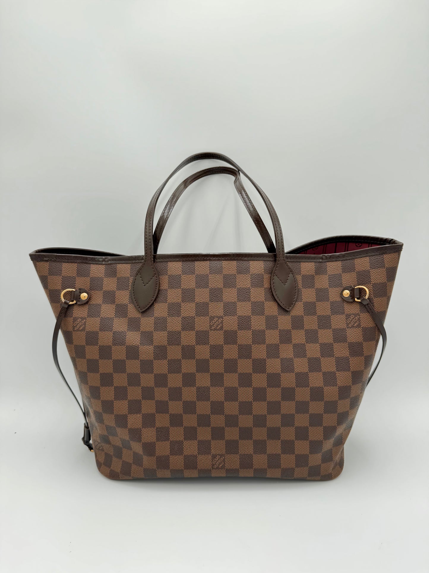 Louis Vuitton Tote Neverfull MM Damier Ebene Tote Bag