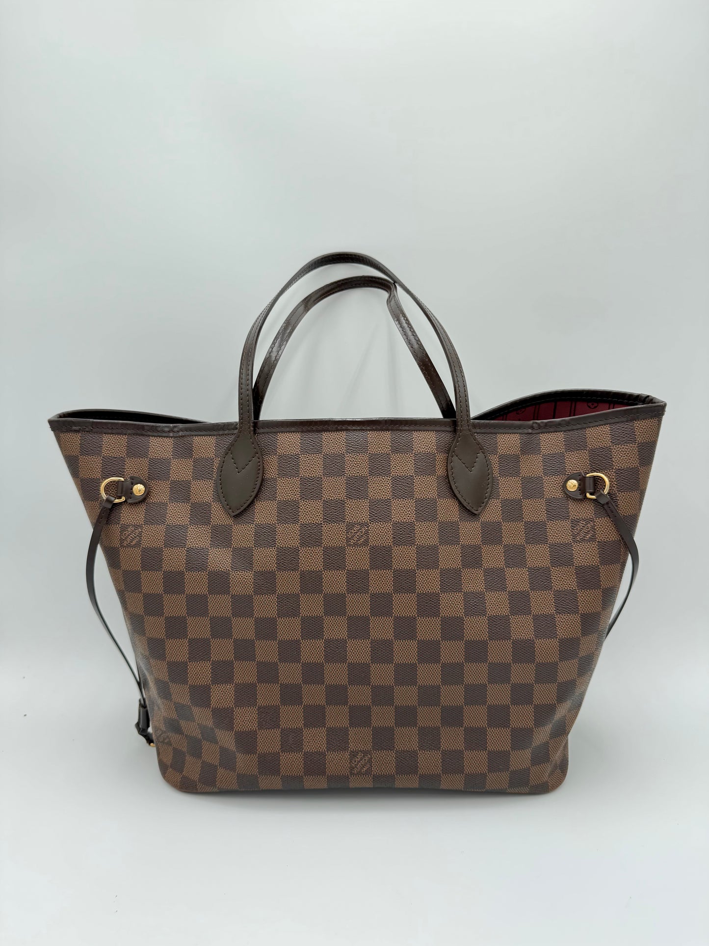 Louis Vuitton Tote Neverfull MM Damier Ebene Tote Bag