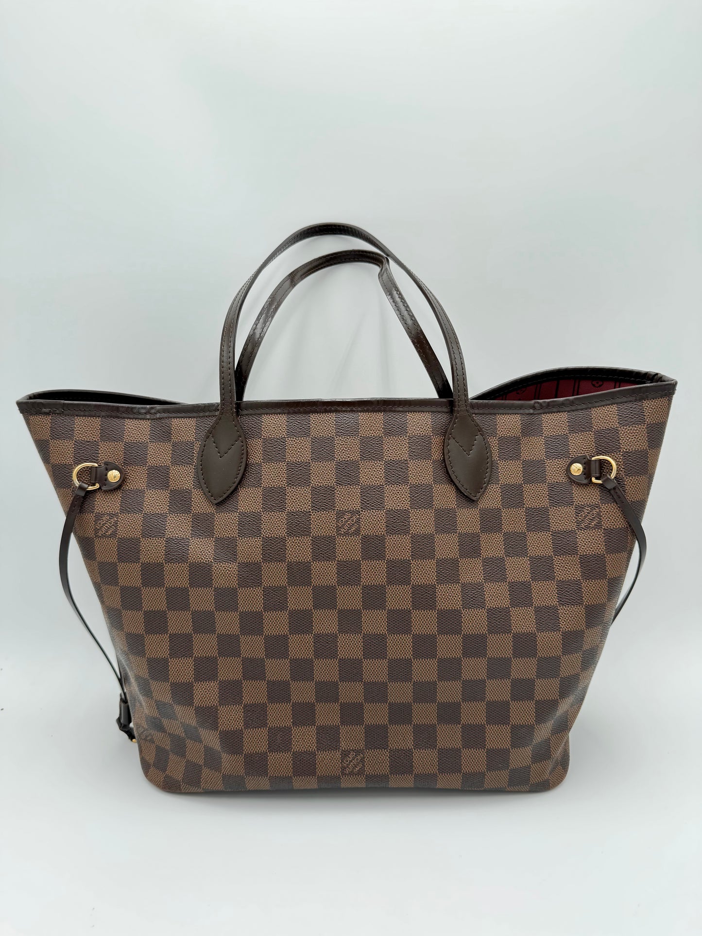 Louis Vuitton Tote Neverfull MM Damier Ebene Tote Bag