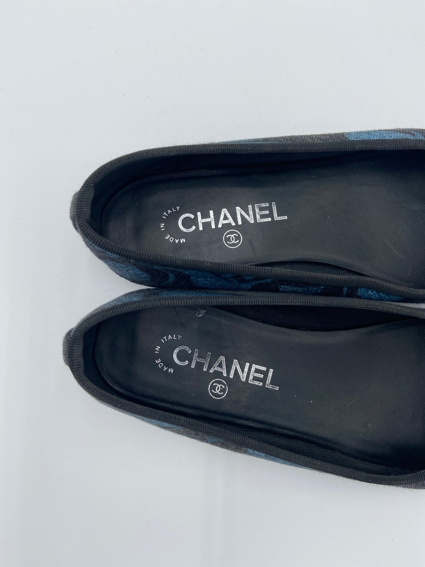Chanel Denim Ballet Flats size 38.5