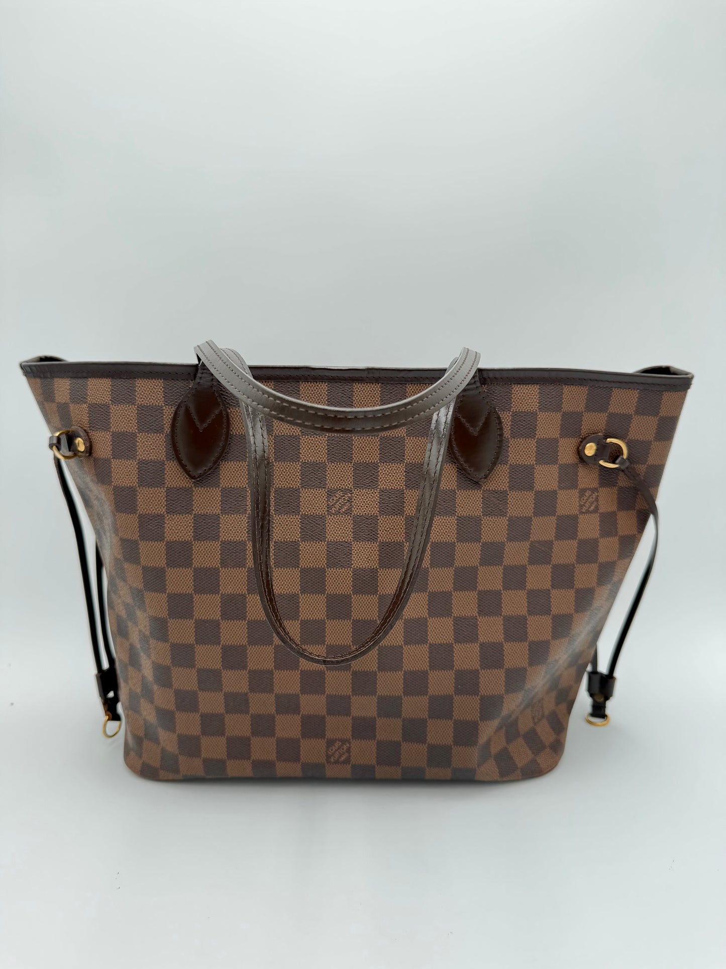 Louis Vuitton Tote Neverfull MM Damier Ebene Tote Bag
