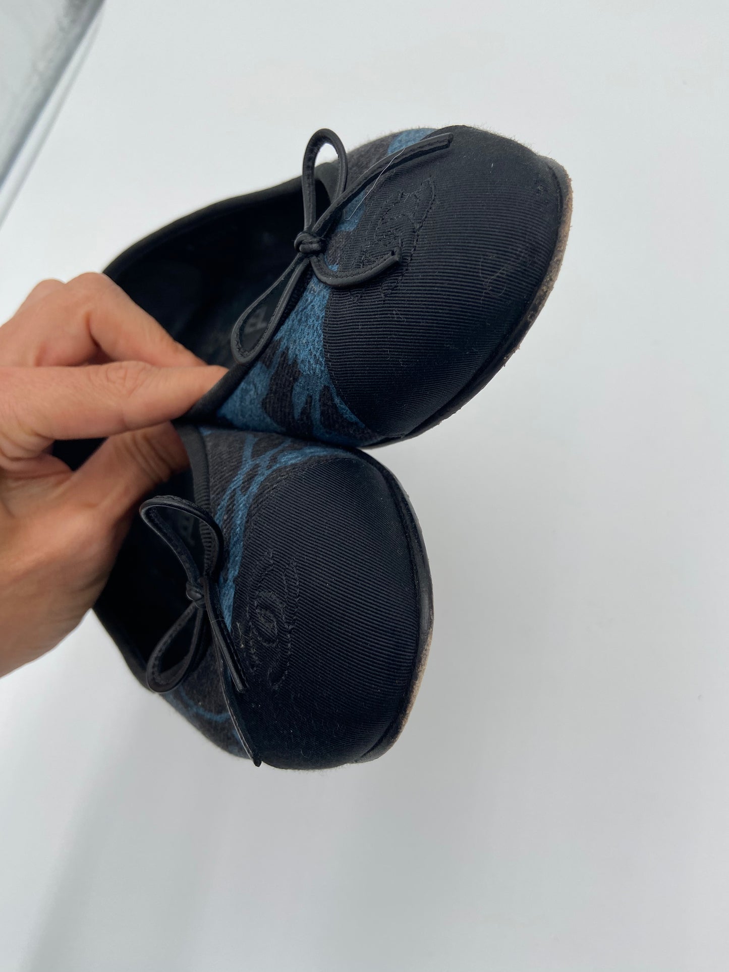 Chanel Denim Ballet Flats size 38.5