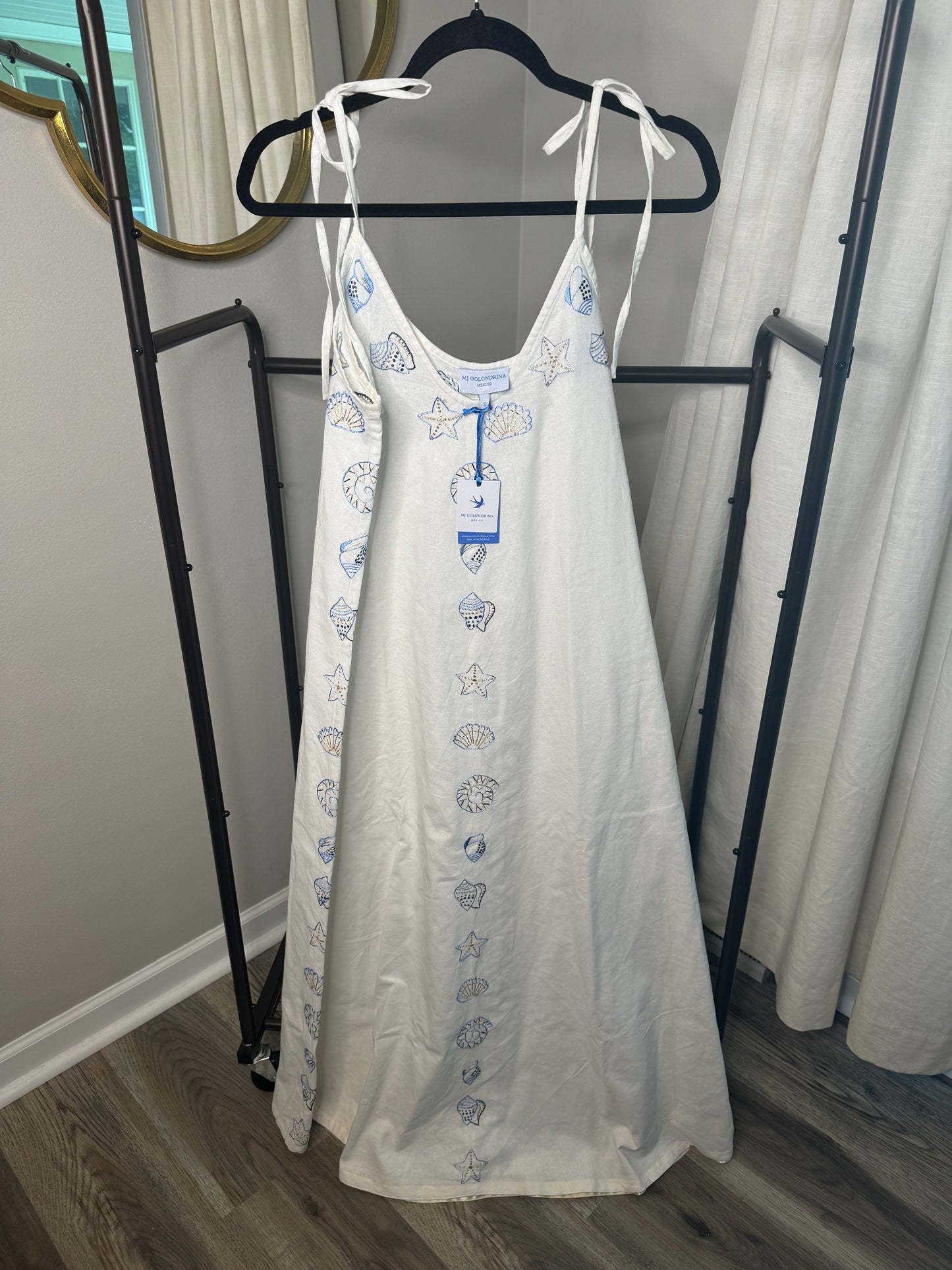 Mi Golondrina Lorena Maxi Dress size S