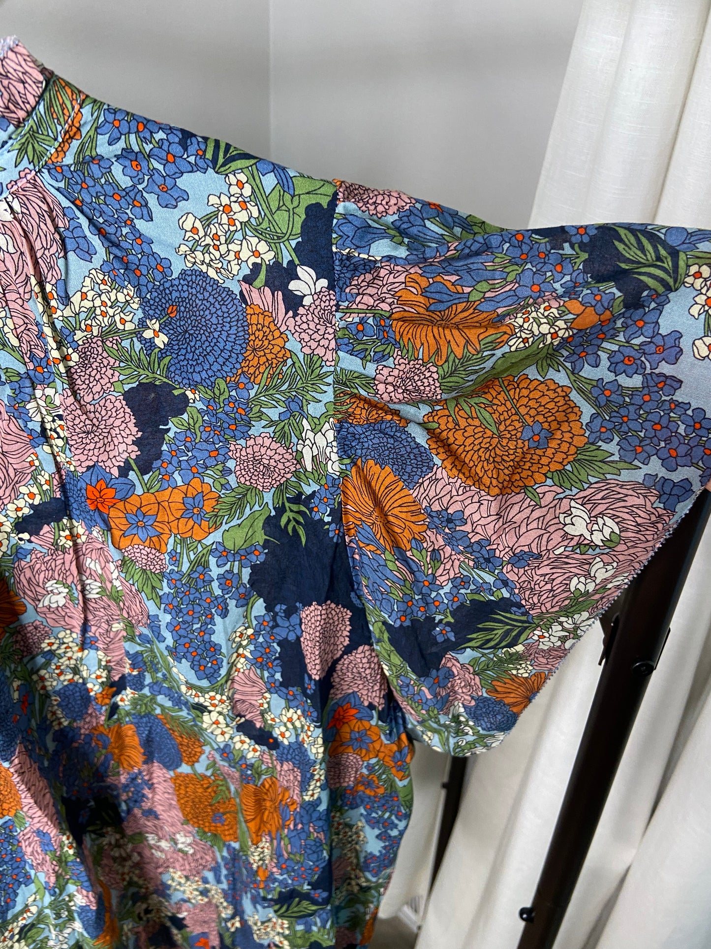 Trovata Birds of Paradis Carla Blouse size L