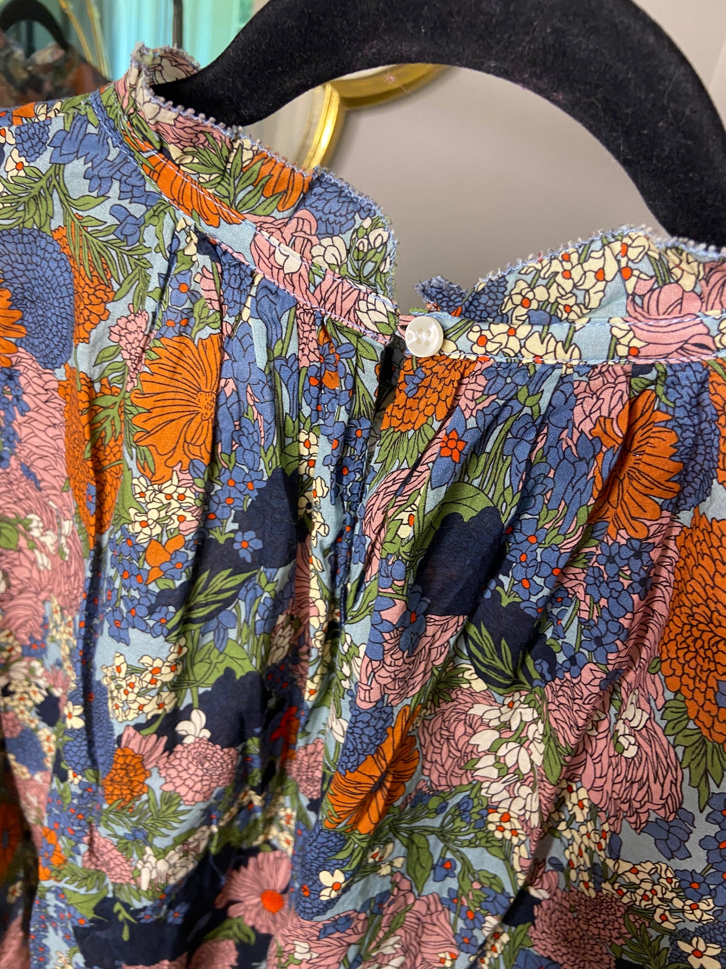 Trovata Birds of Paradis Carla Blouse size L