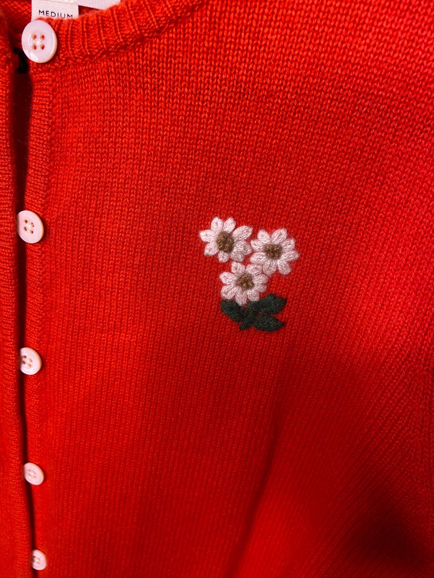 Trovata Birds of Paradis Loretta Cashmere Cardigan size M