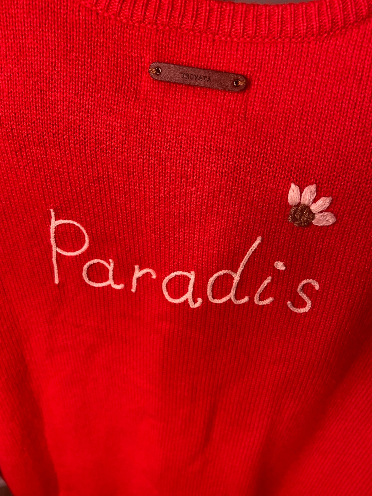 Trovata Birds of Paradis Loretta Cashmere Cardigan size M