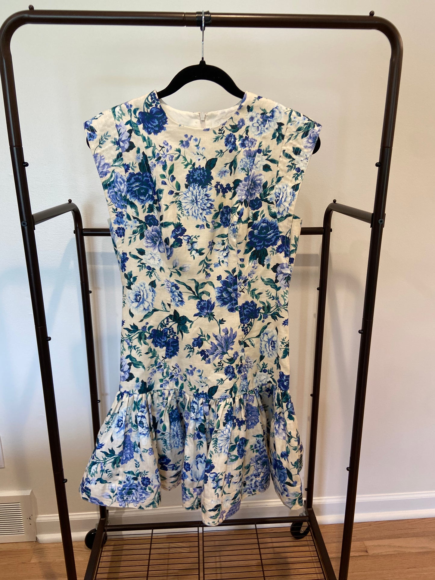 Zimmermann Moncur Flounce Mini Dress size 1 US 6