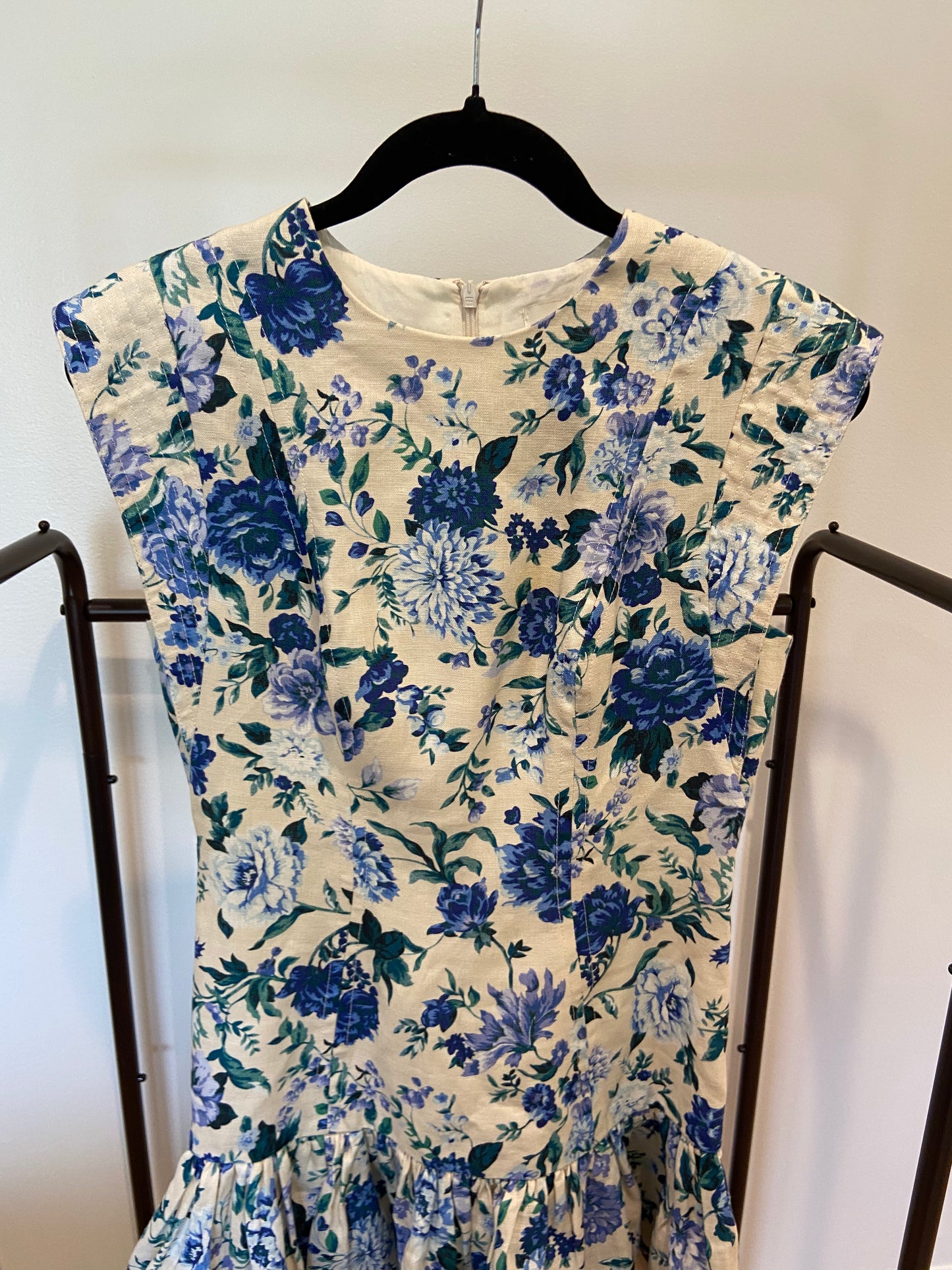 Zimmermann Moncur Flounce Mini Dress size 1 US 6