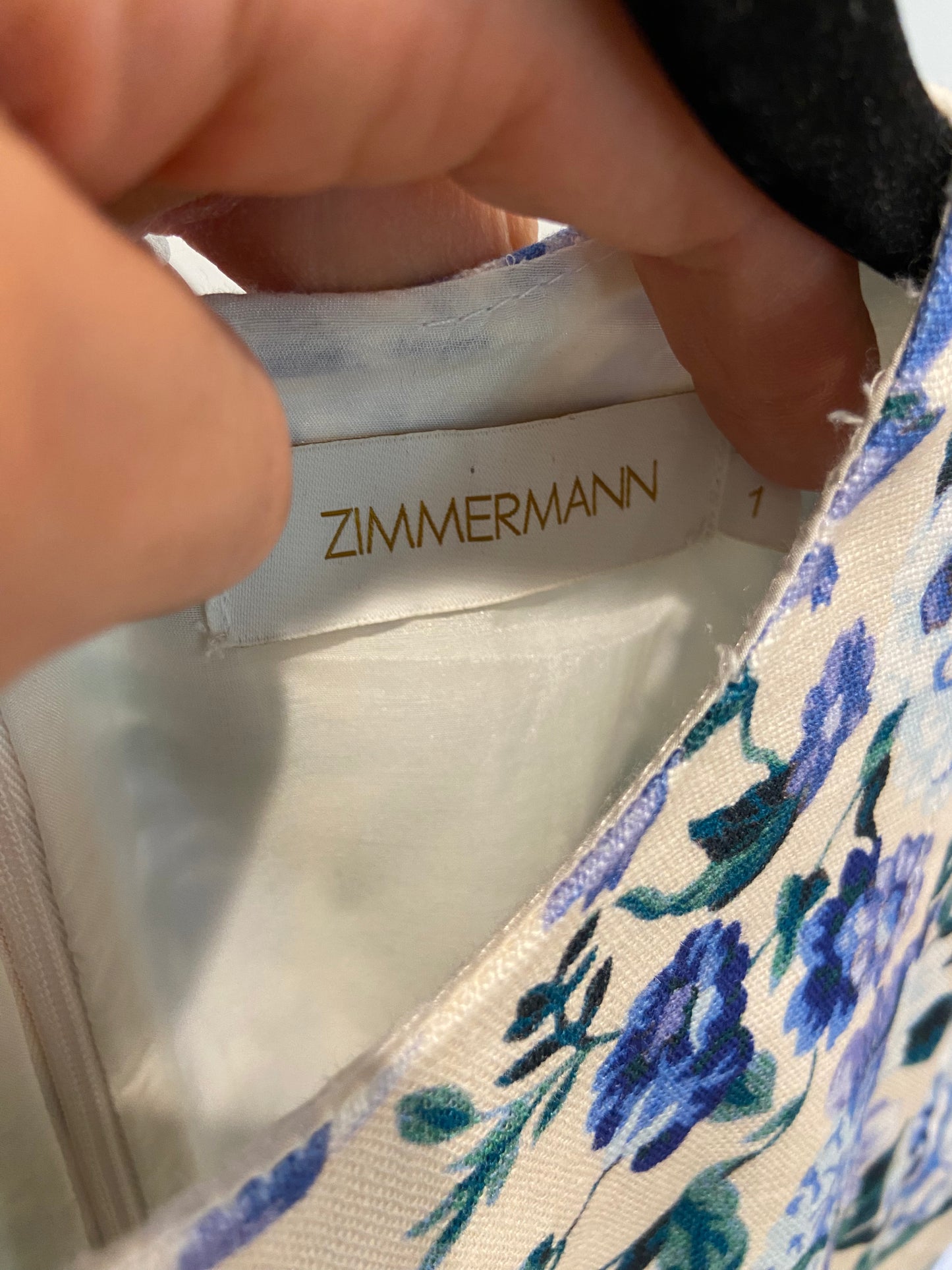 Zimmermann Moncur Flounce Mini Dress size 1 US 6