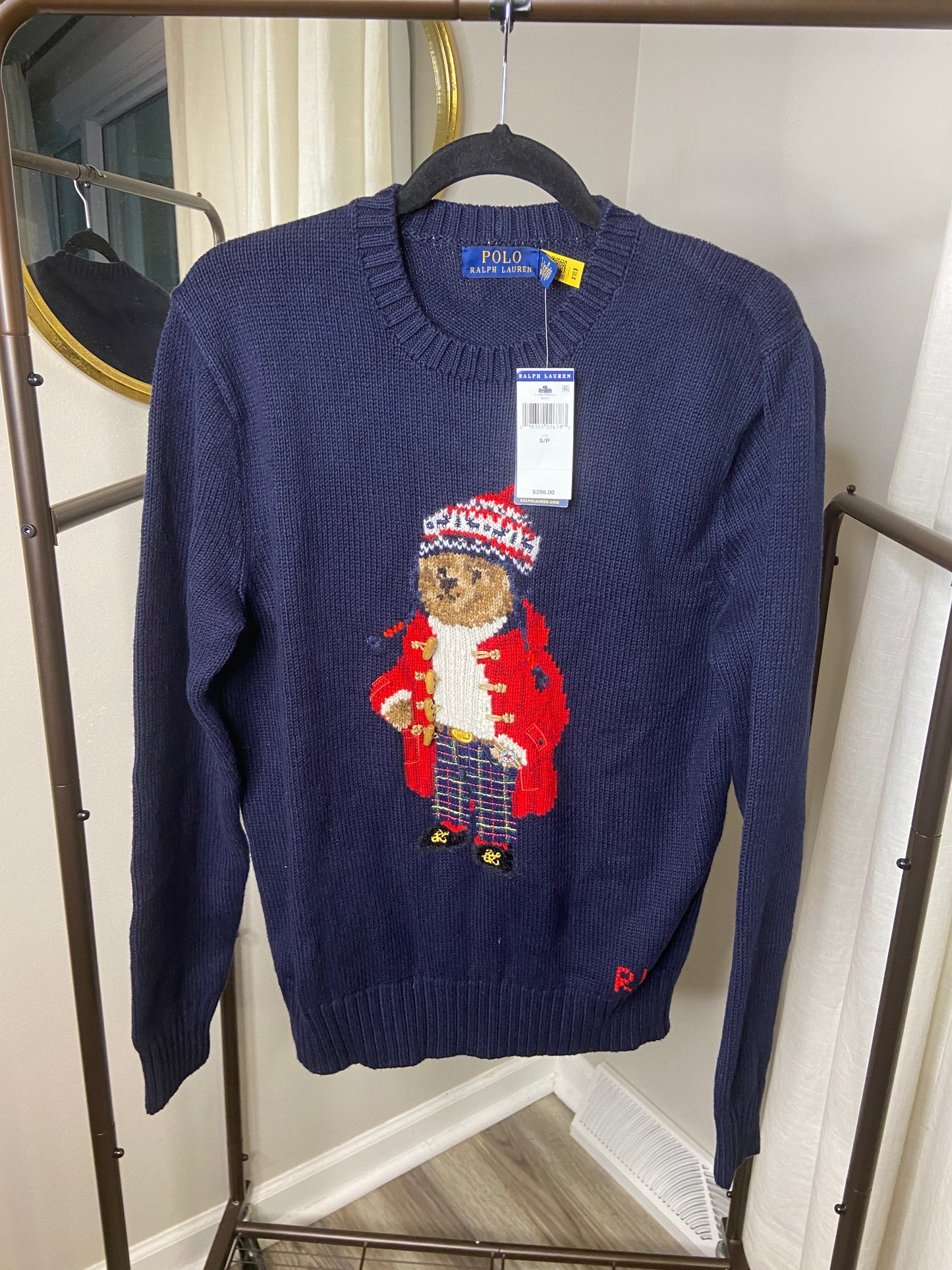 Polo Ralph Lauren Winter Bear Sweater size S MEN'S