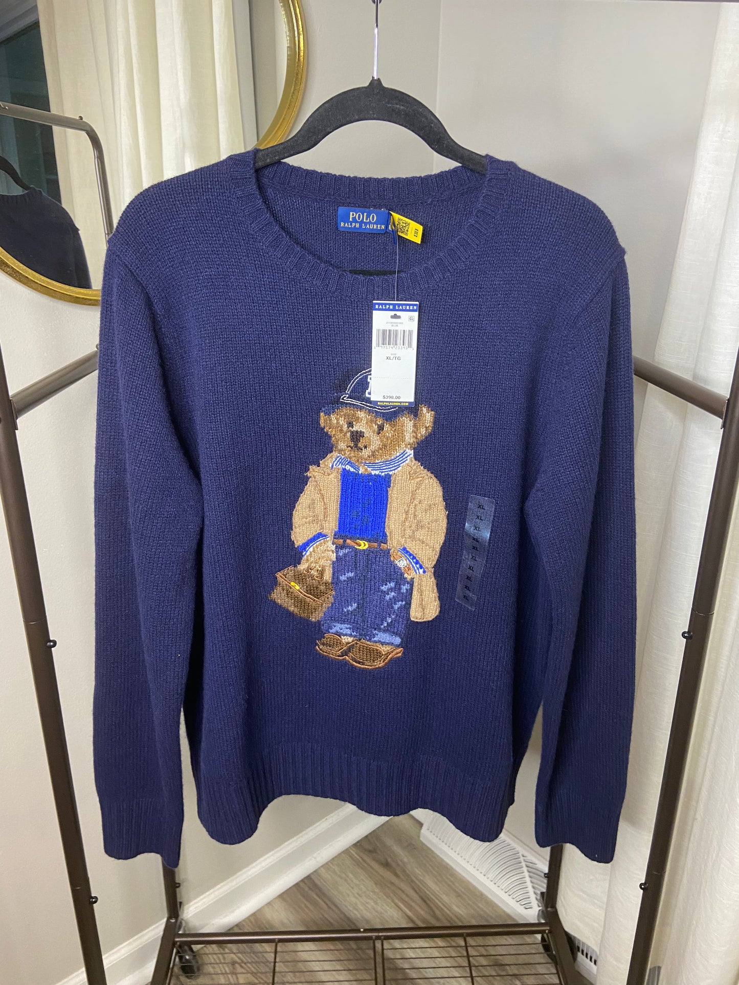 Polo Ralph Lauren Bear Sweater size XL