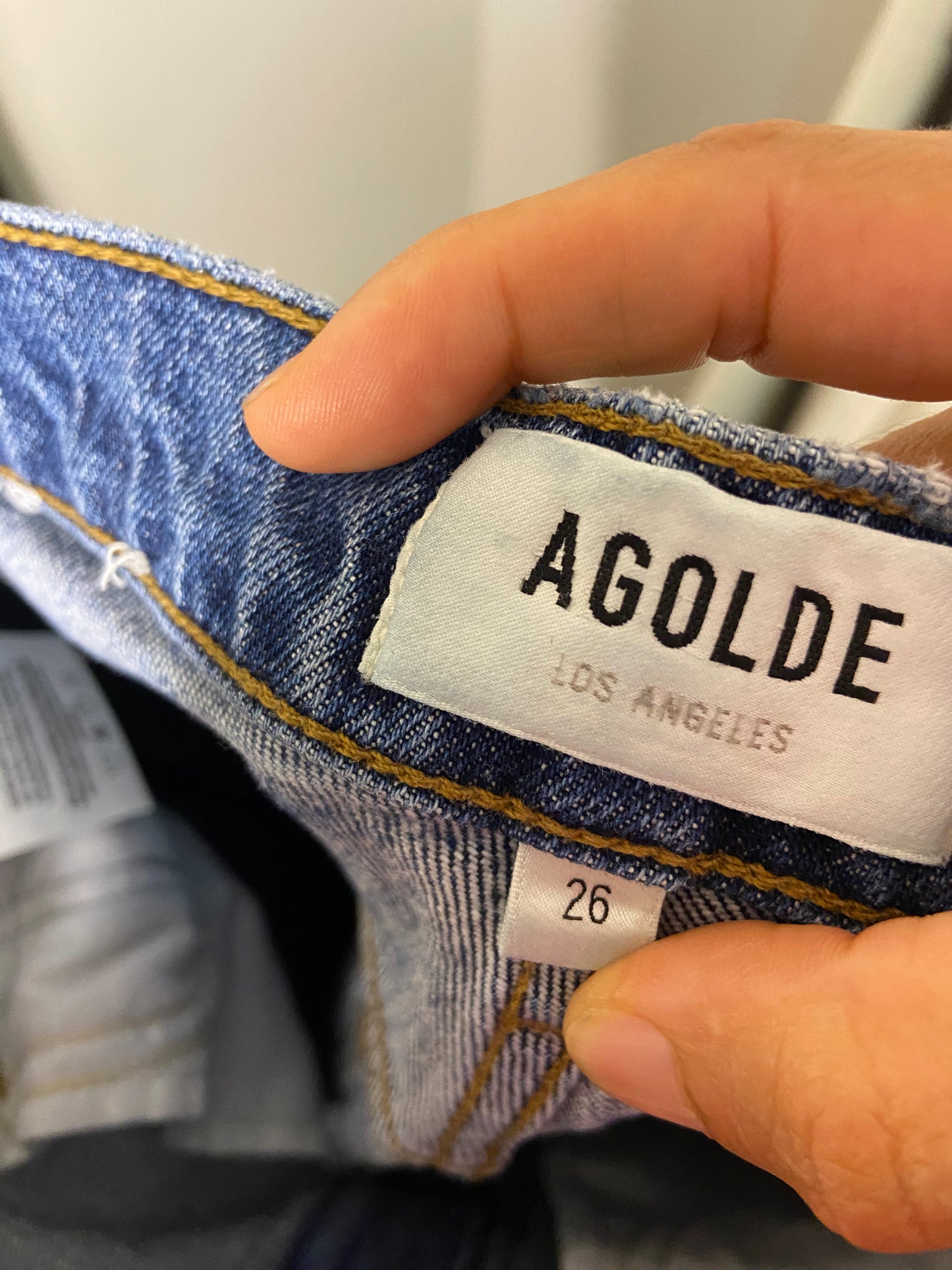 Agolde Harper Crop Straight Jeans size 26