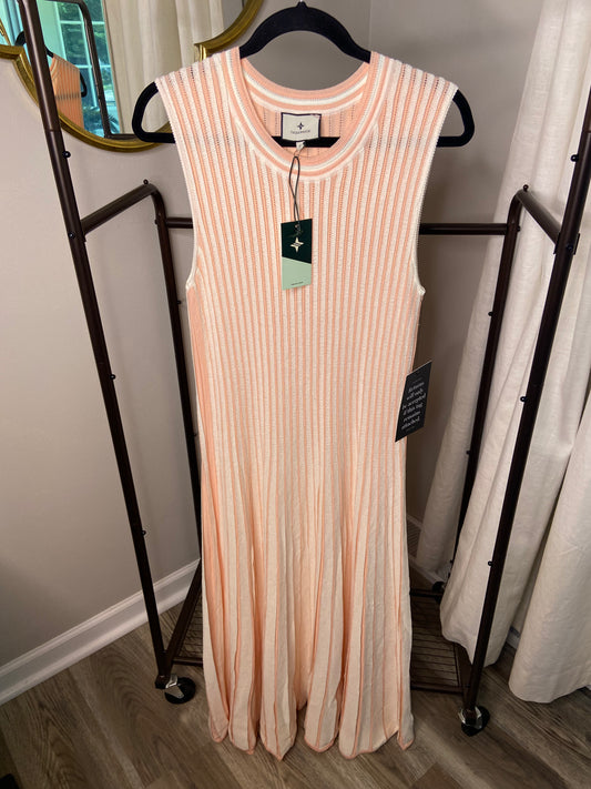 Tuckernuck Pink Stripe Knit Amie Dress size M