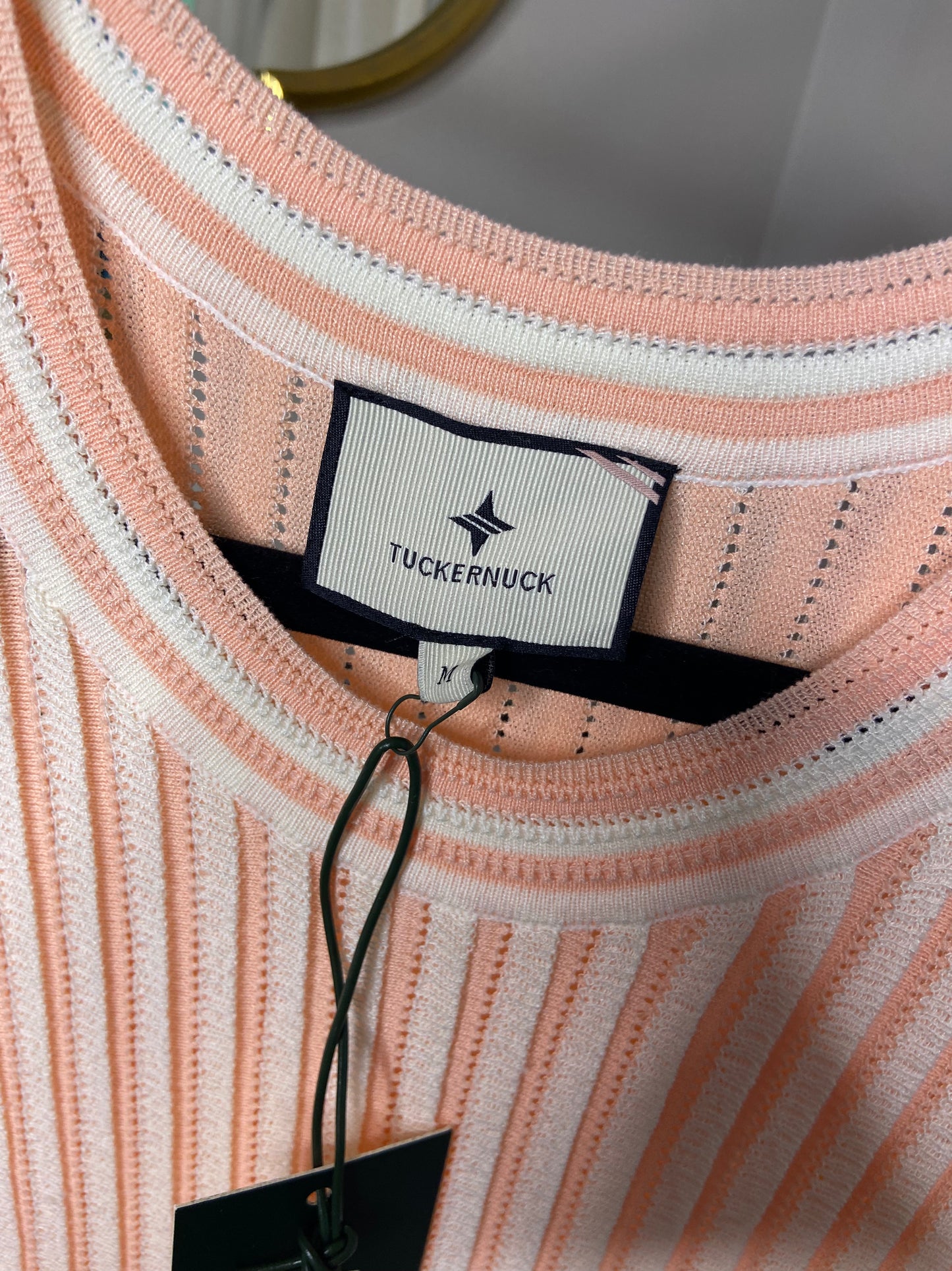 Tuckernuck Pink Stripe Knit Amie Dress size M
