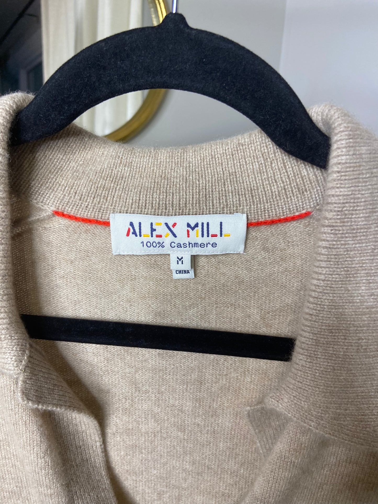 Alex Mill Isa Polo Cashmere Sweater size M