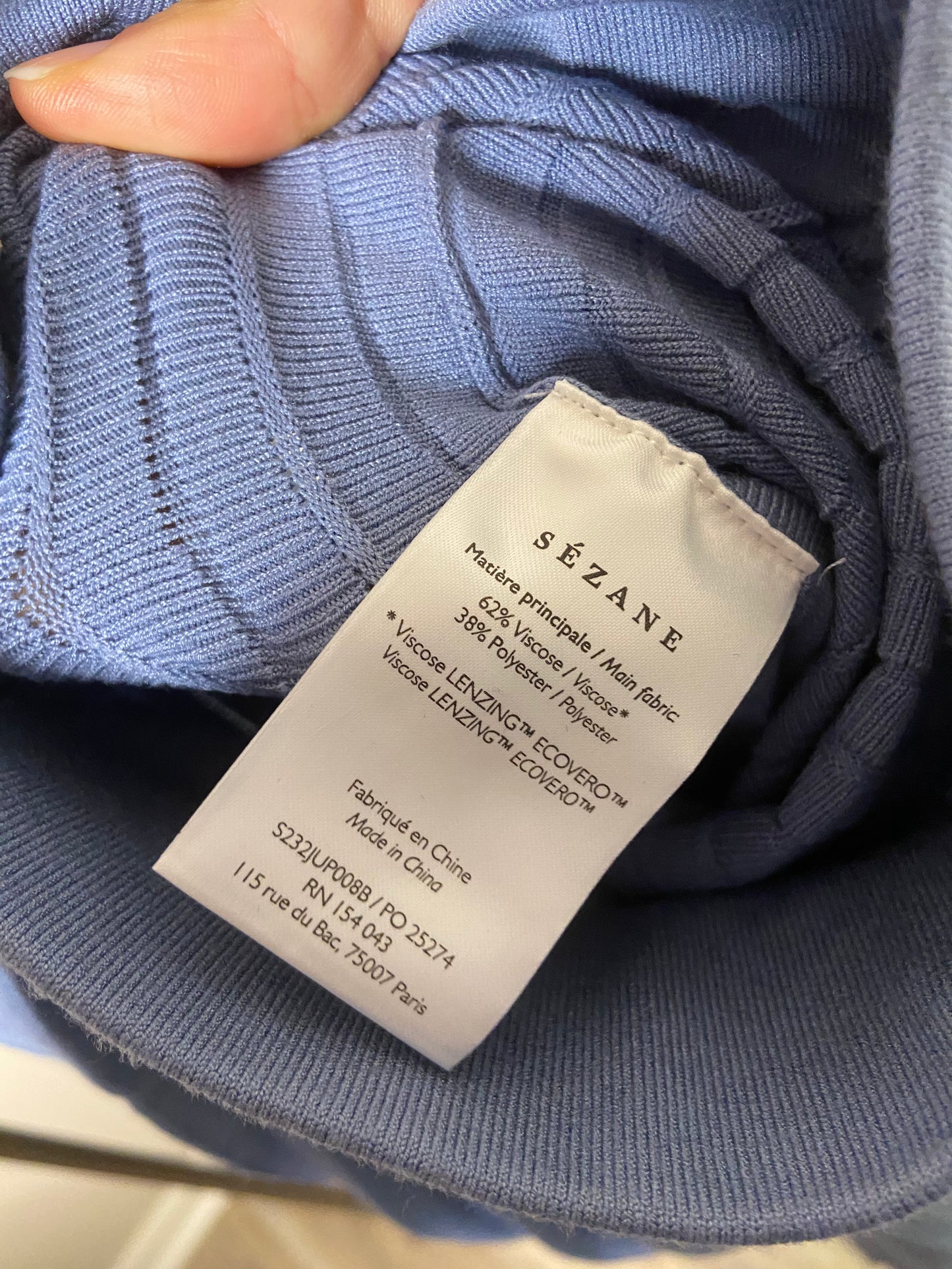 Sezane Leonine Knit Midi Skirt size XS