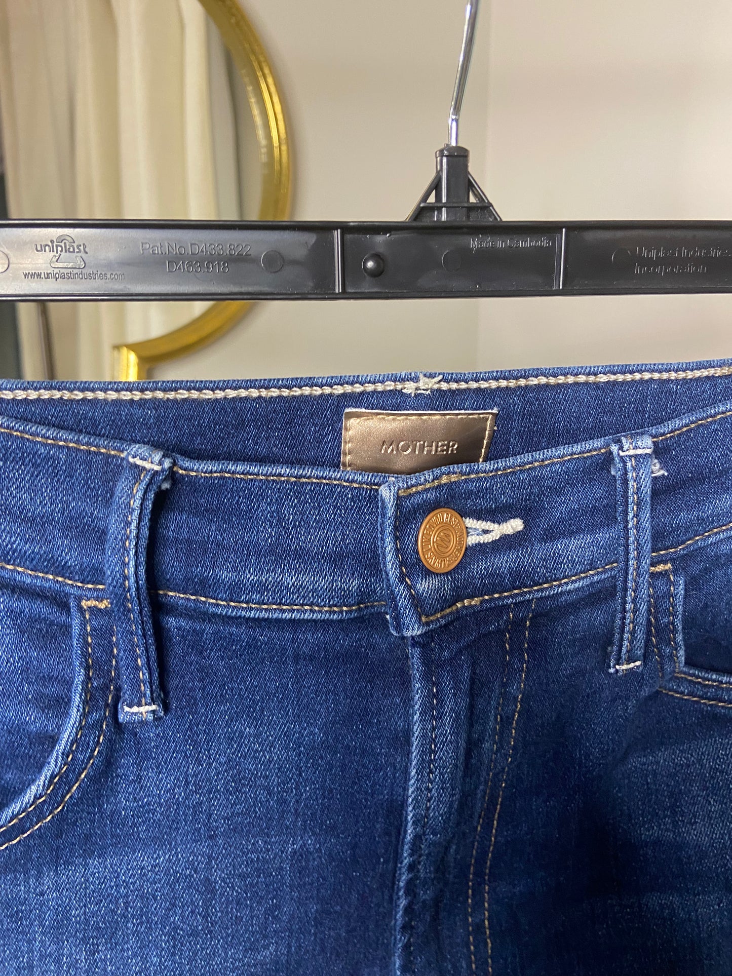 Mother The Hustler Ankle Fray Jeans size 27