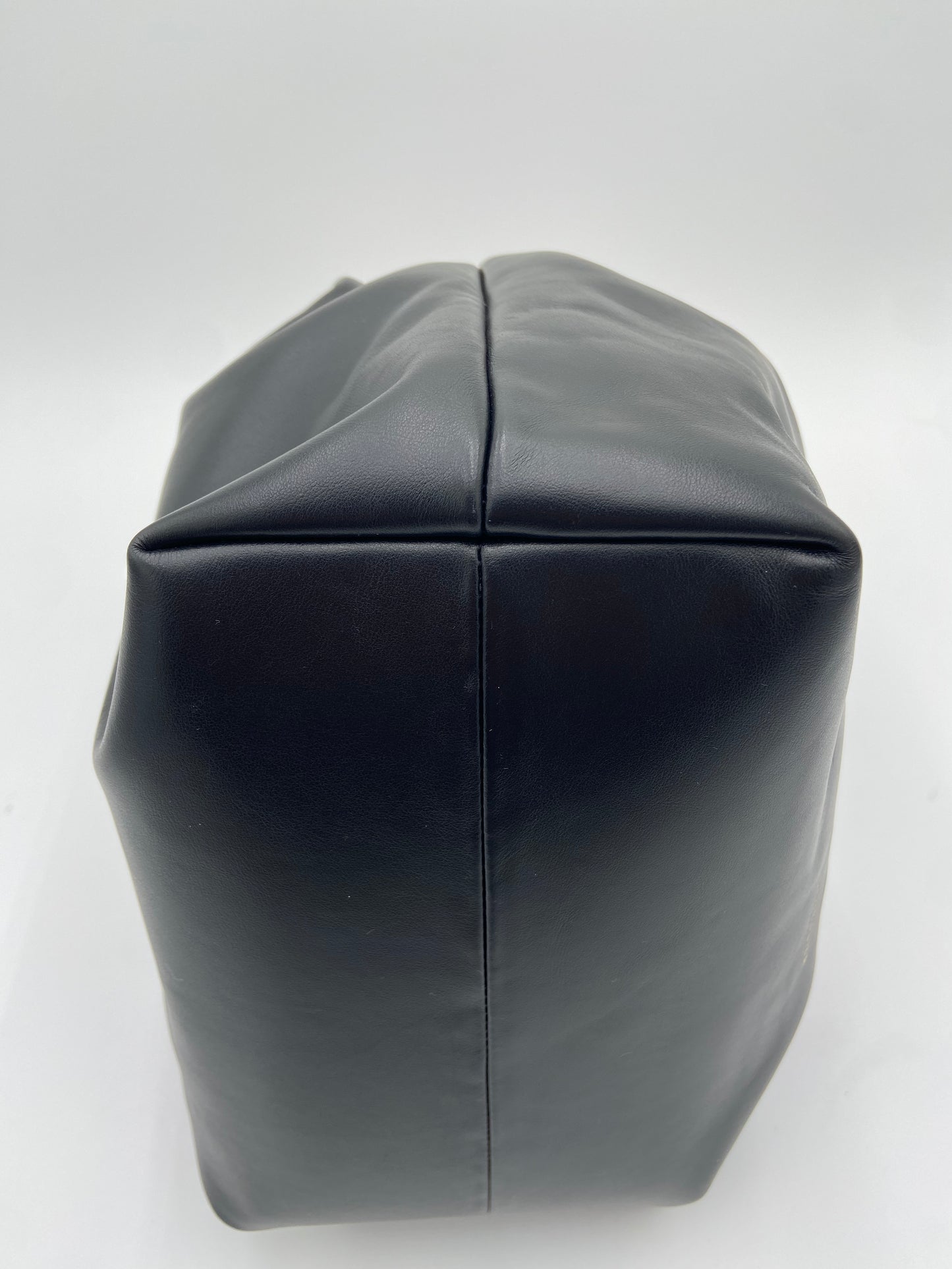 Demellier The Miami Black Leather Shoulder Bag