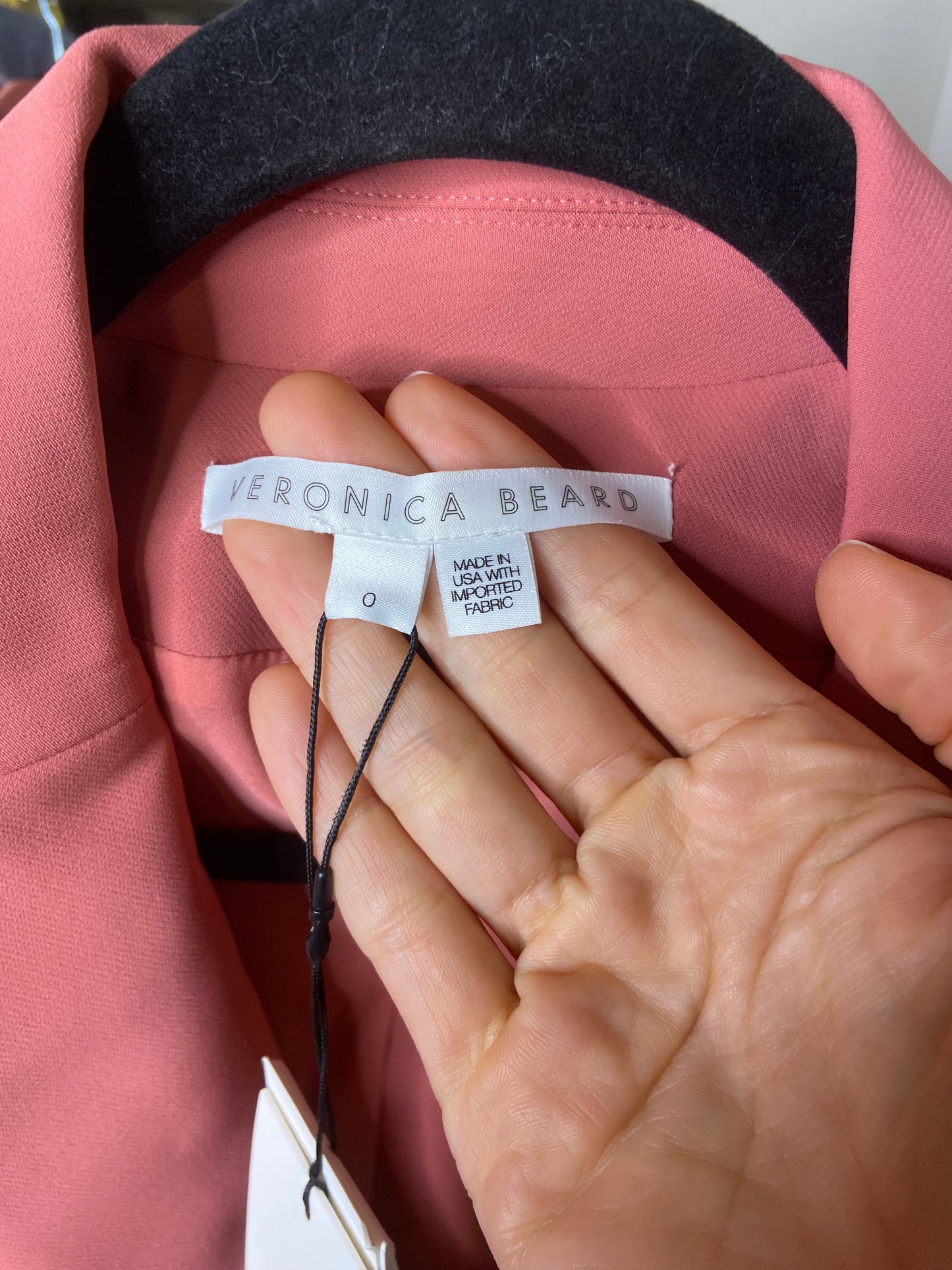 Veronica Beard Schoolboy Dickey Jacket Mauve size 0