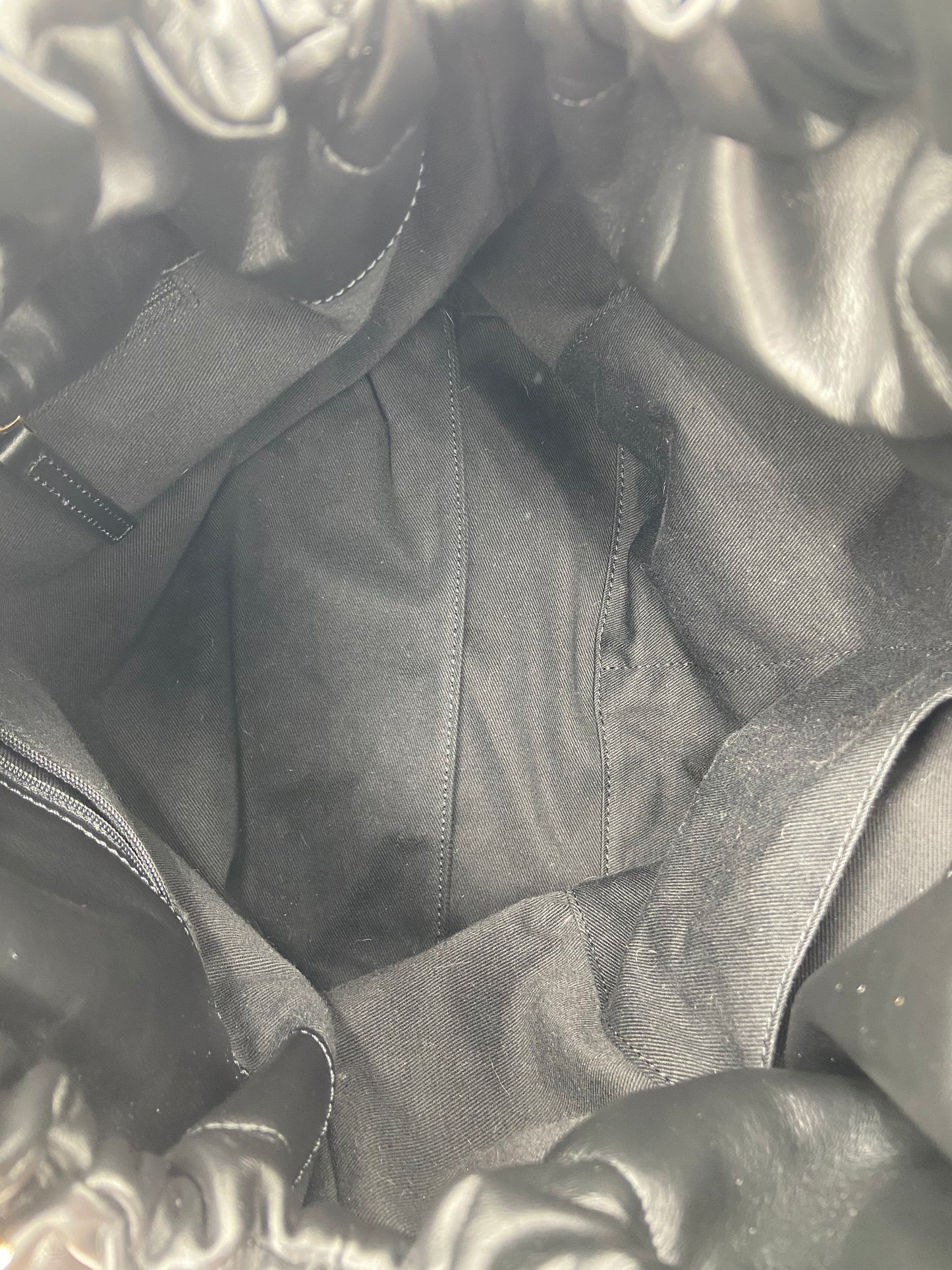 Demellier The Miami Black Leather Shoulder Bag