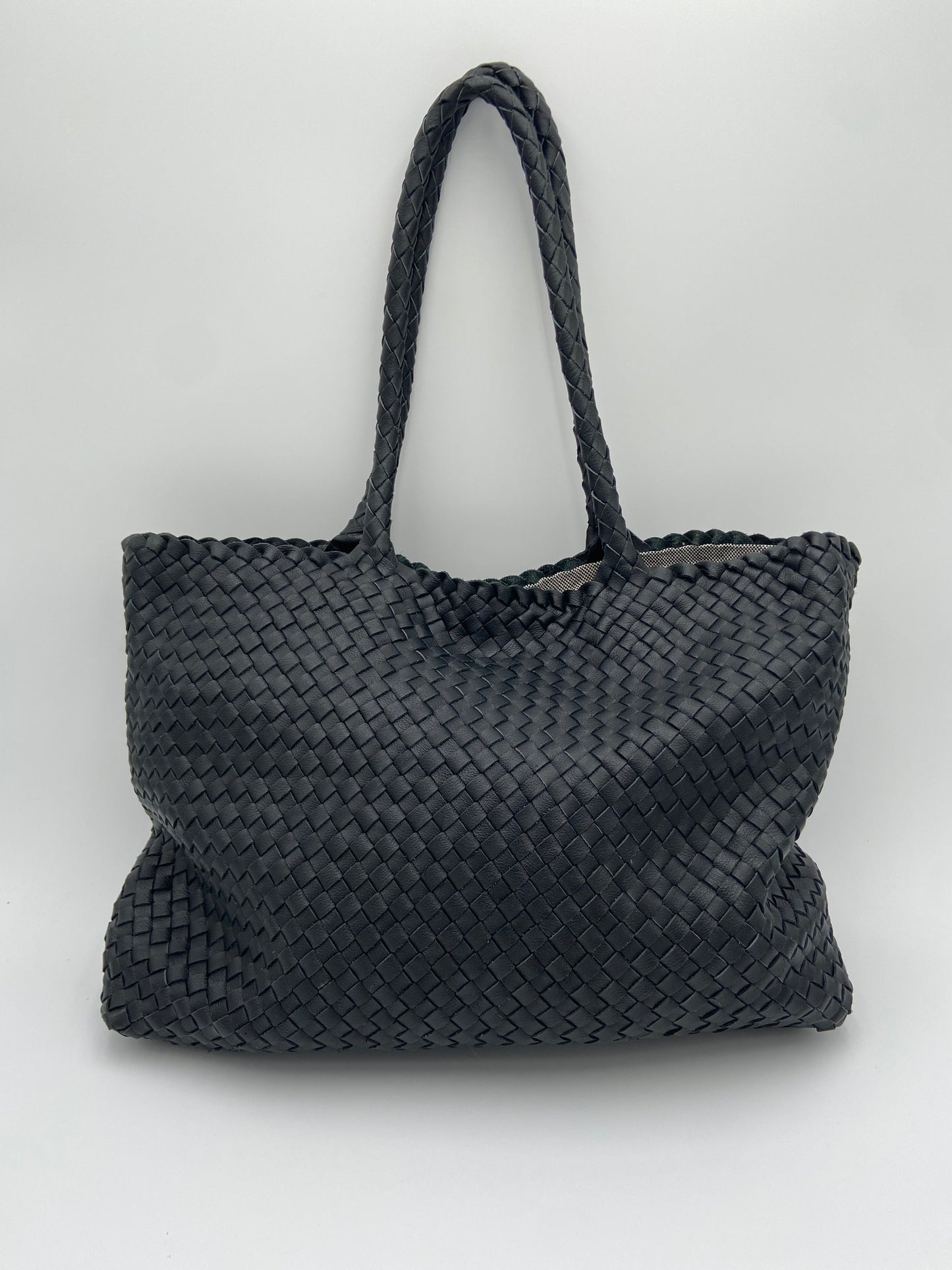 Milaner The Classic Elena Woven Handbag Bag