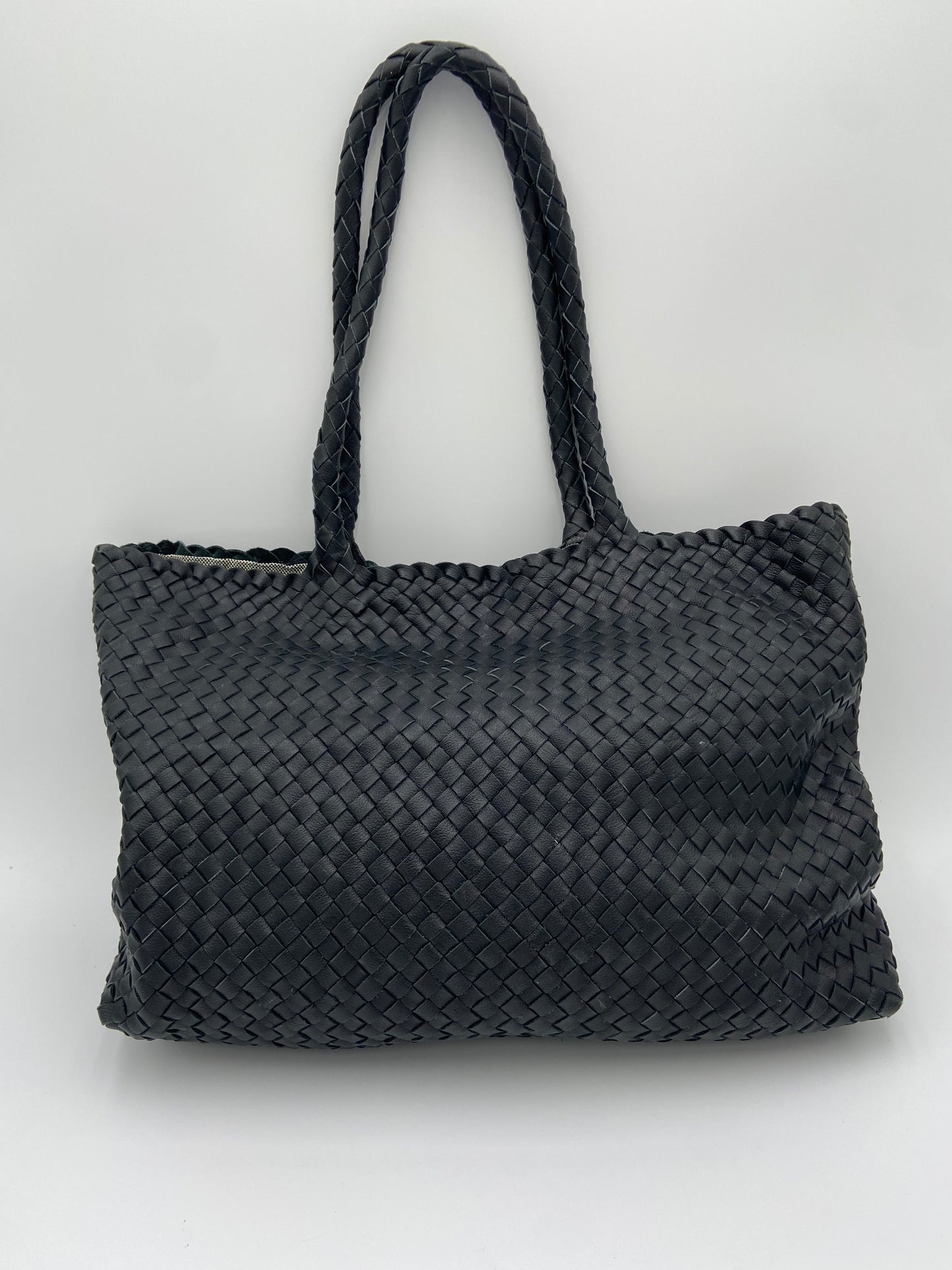 Milaner The Classic Elena Woven Handbag Bag
