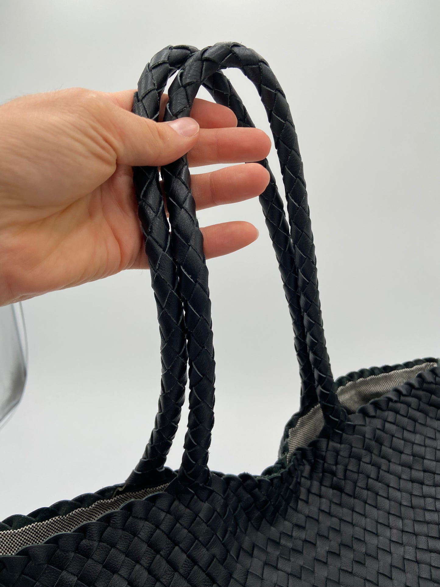Milaner The Classic Elena Woven Handbag Bag
