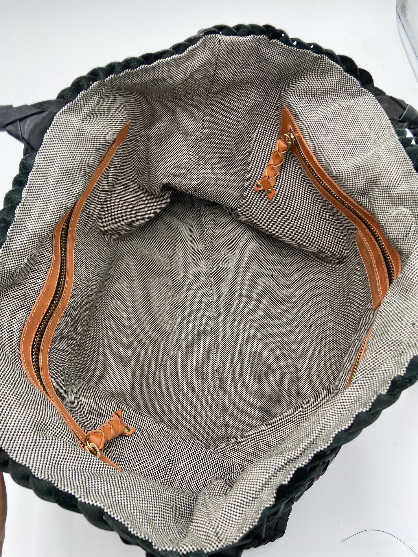 Milaner The Classic Elena Woven Handbag Bag