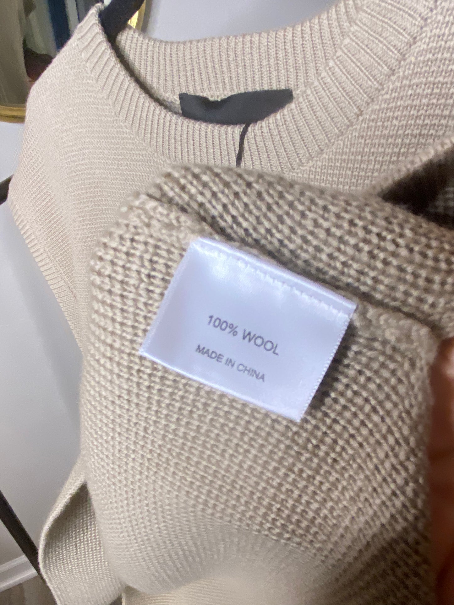 Mr. Mittens Crew Neck Knit Top size M/L