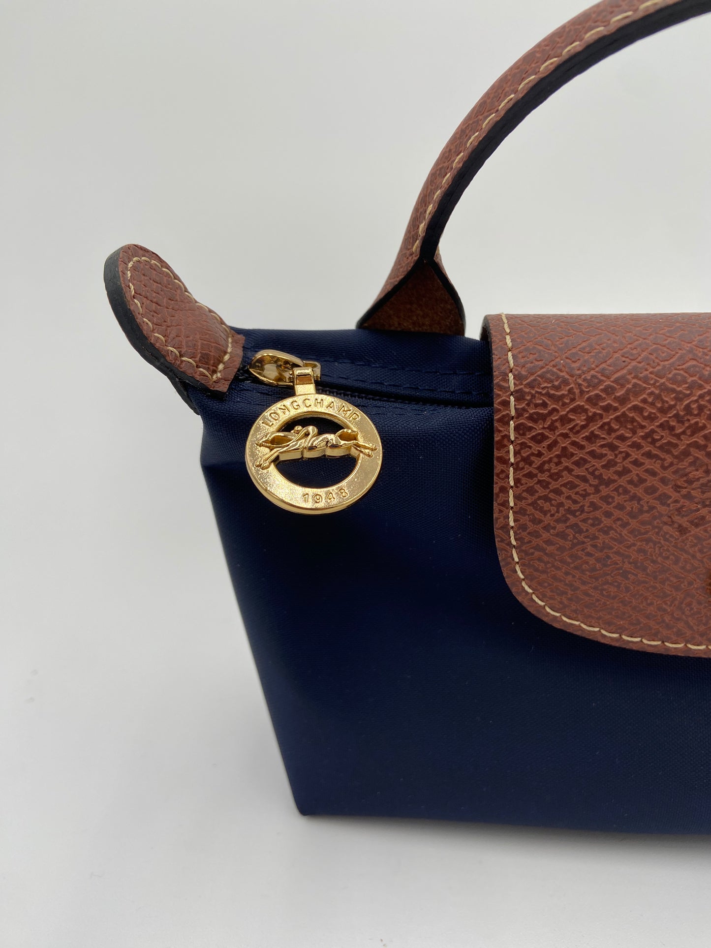 Longchamp Le Pliage Original Pouch with Handle Navy