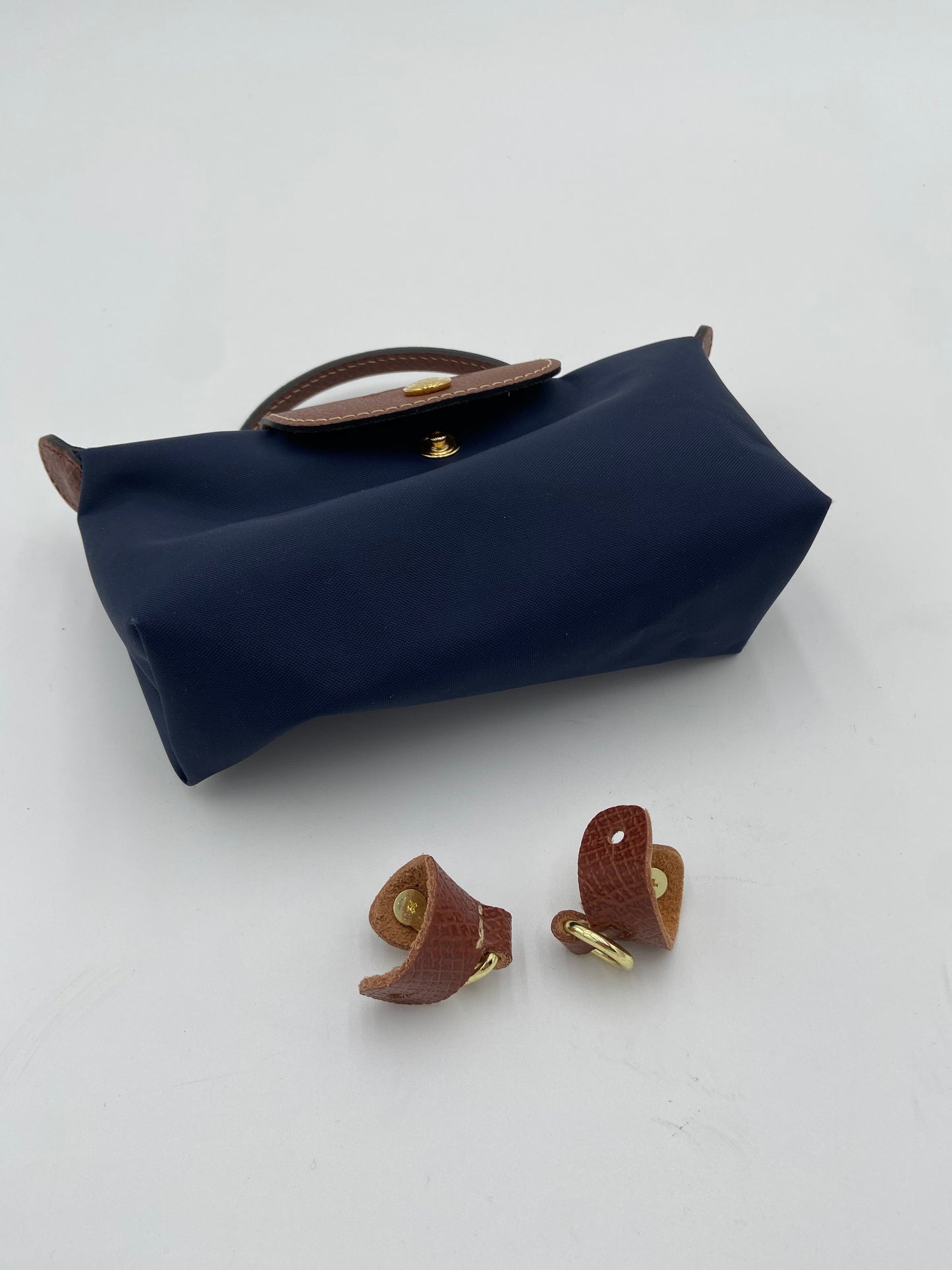 Longchamp Le Pliage Original Pouch with Handle Navy