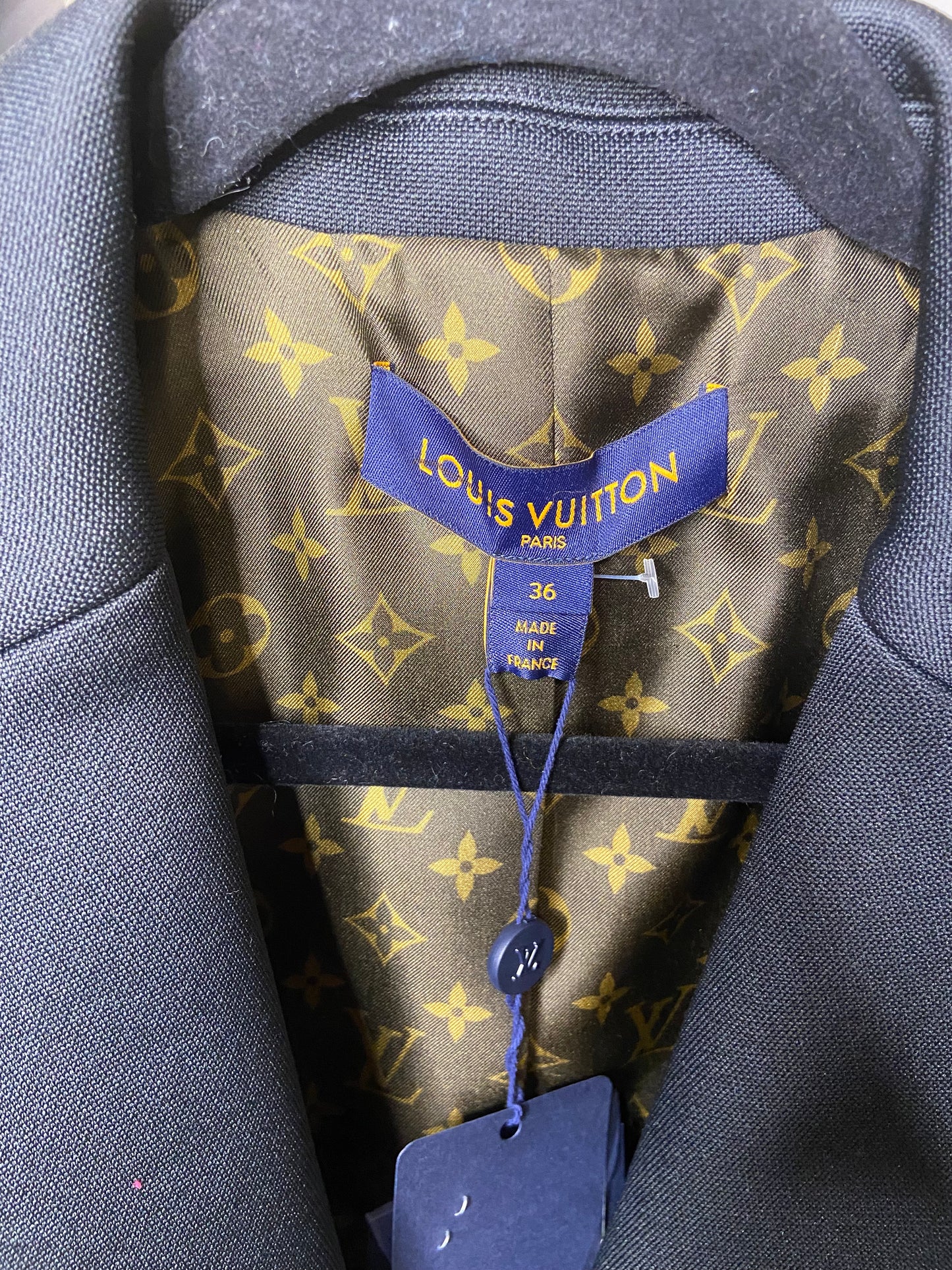 Louis Vuitton Black Blazer Jacket size 36 (US 4)