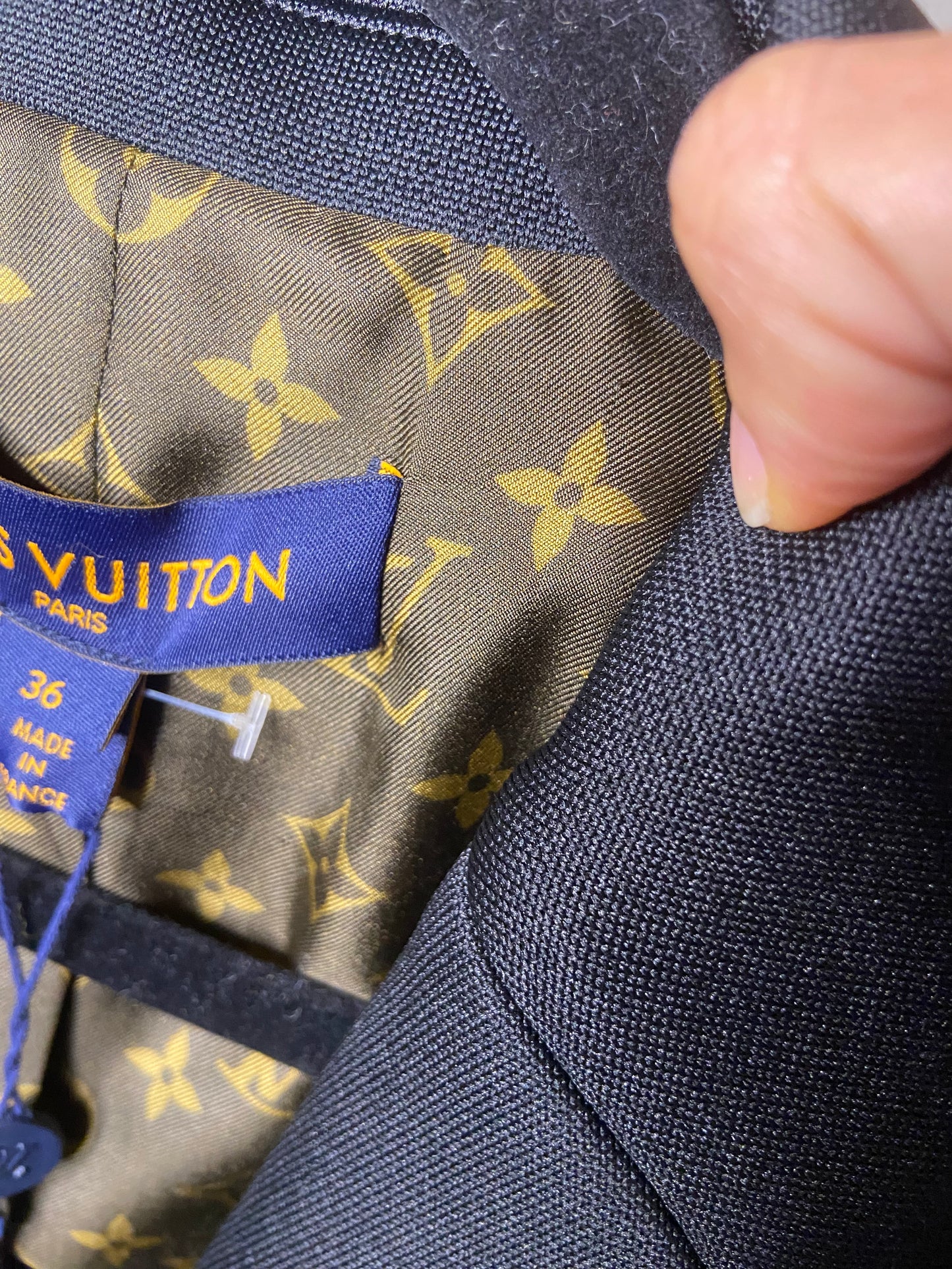 Louis Vuitton Black Blazer Jacket size 36 (US 4)