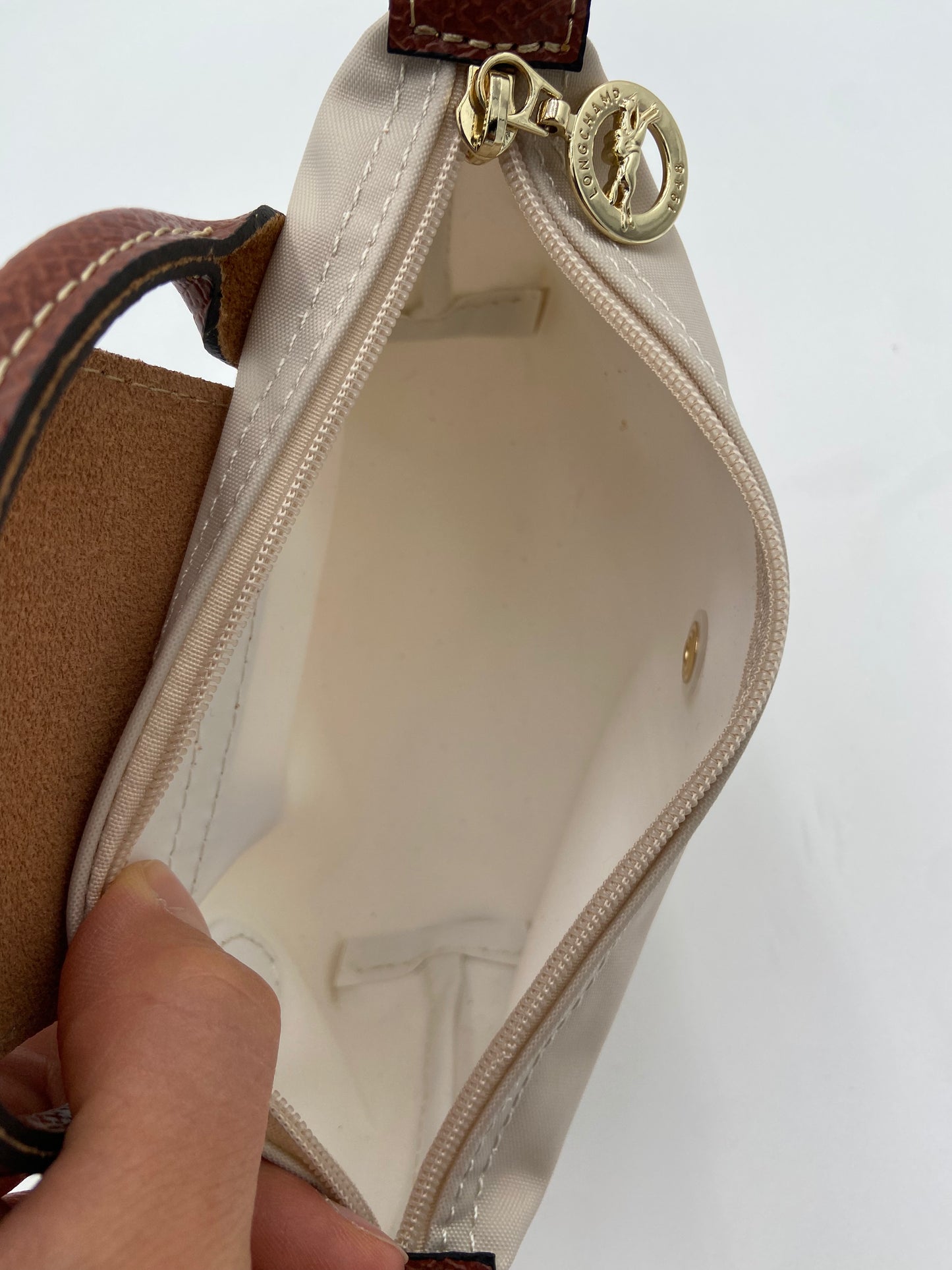 Longchamp Le Pliage Original Pouch with Handle Paper