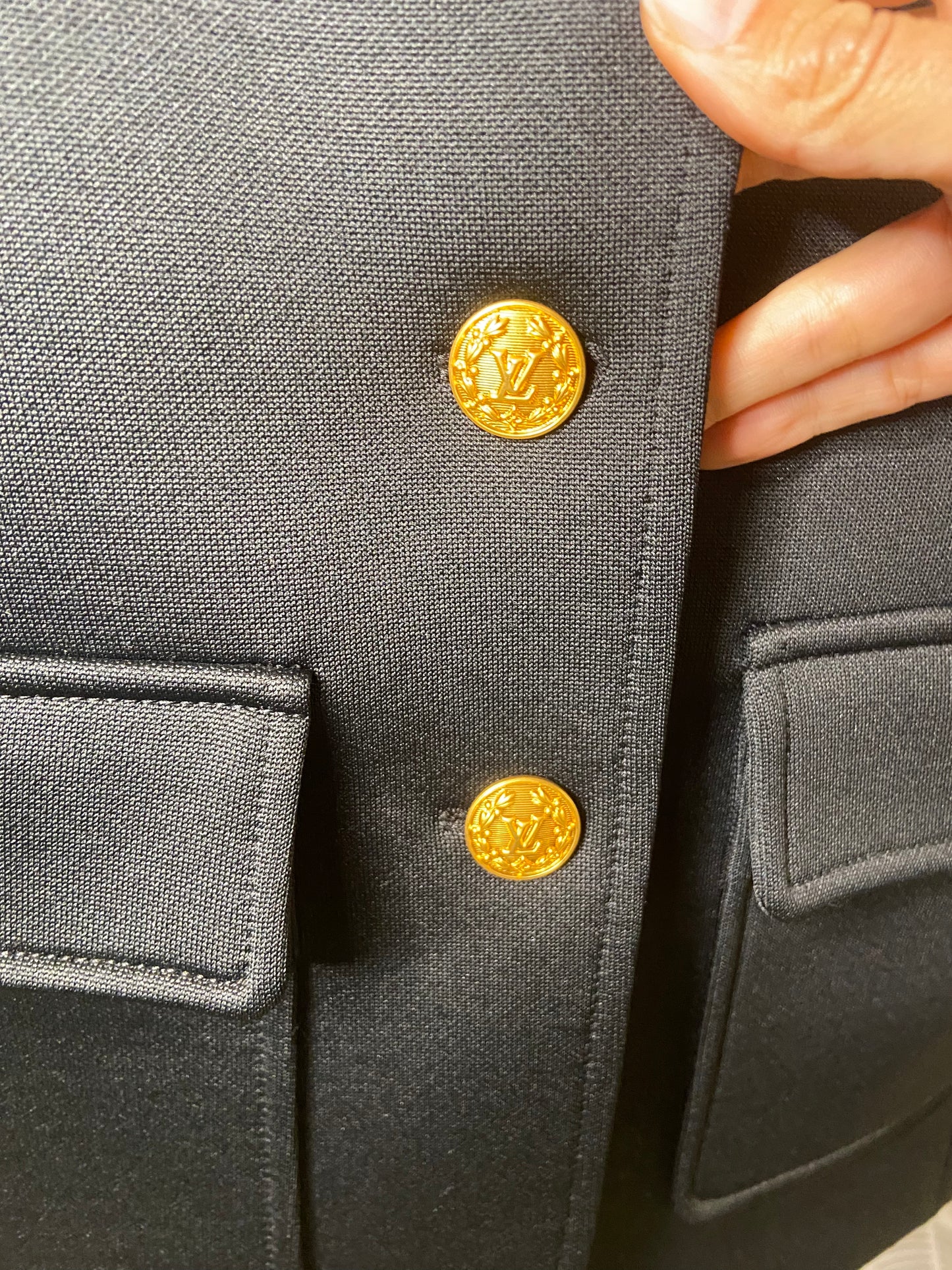 Louis Vuitton Black Blazer Jacket size 36 (US 4)