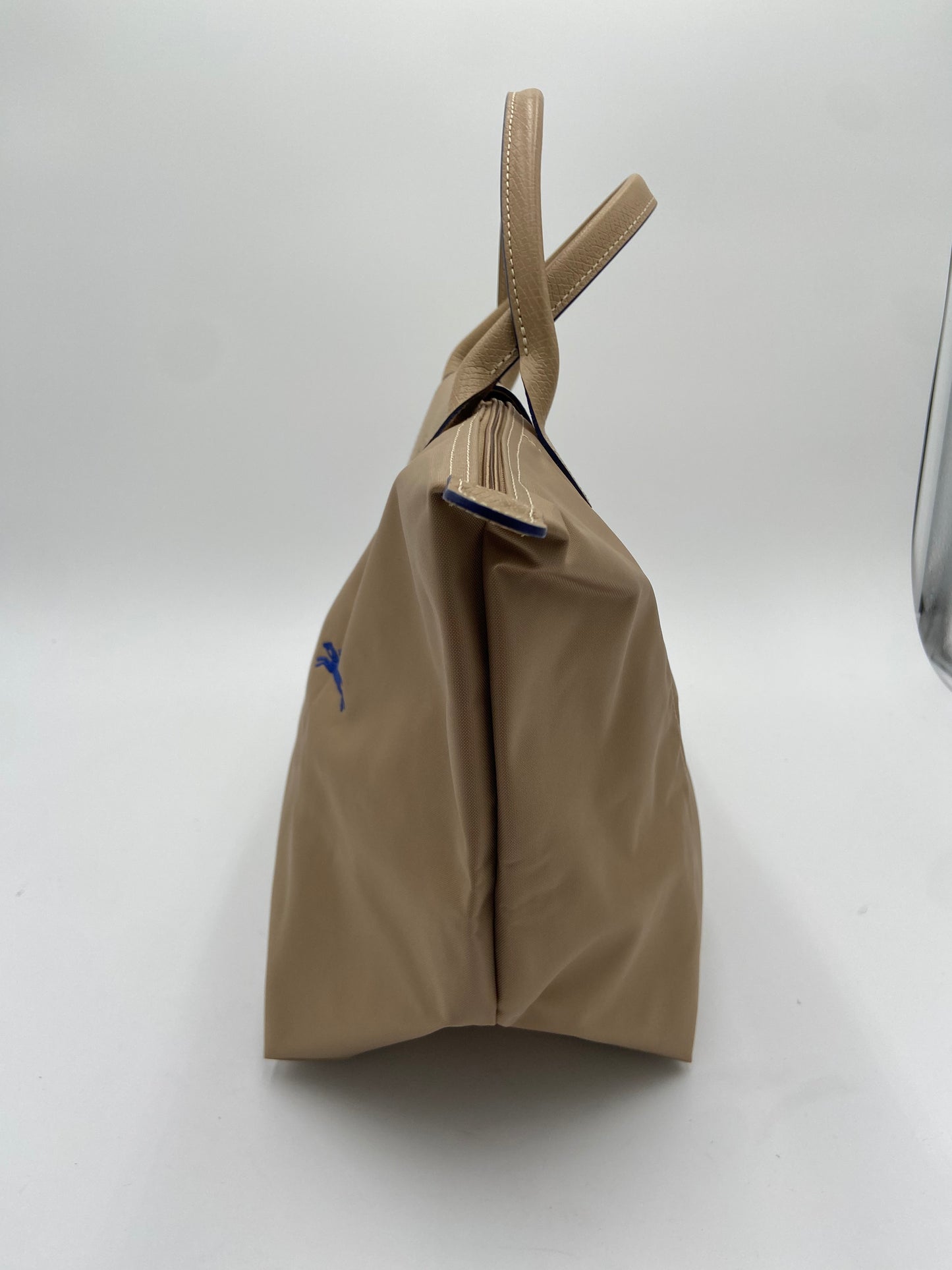 Longhcamp Le Pliage Medium Tote in Khaki