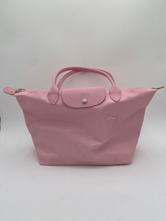 Le Pliage Medium Shopping Shoulder Tote in Pink