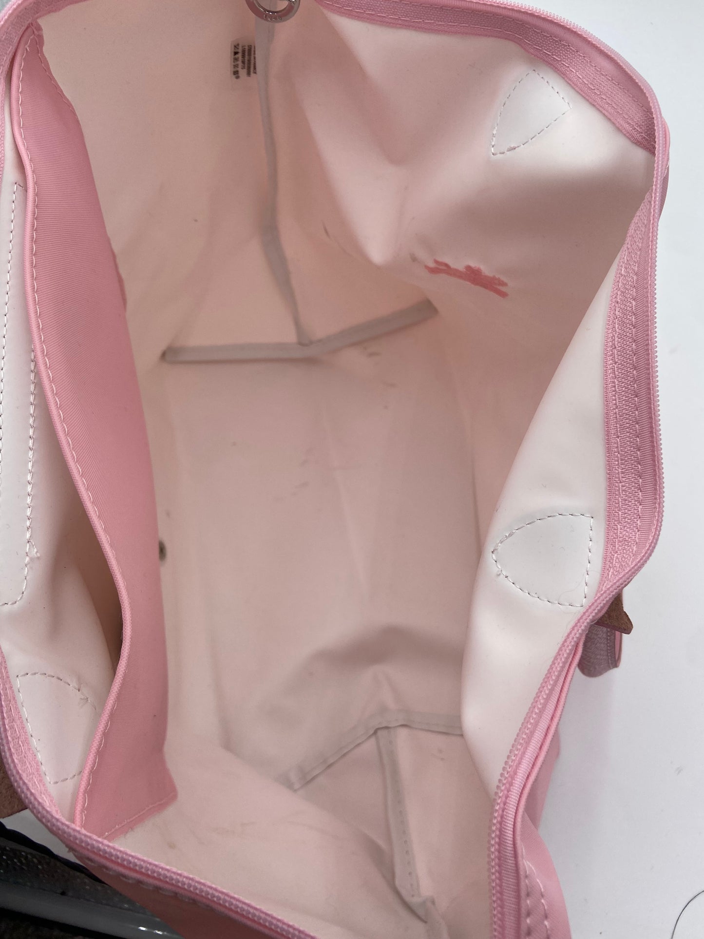 Le Pliage Medium Shopping Shoulder Tote in Pink