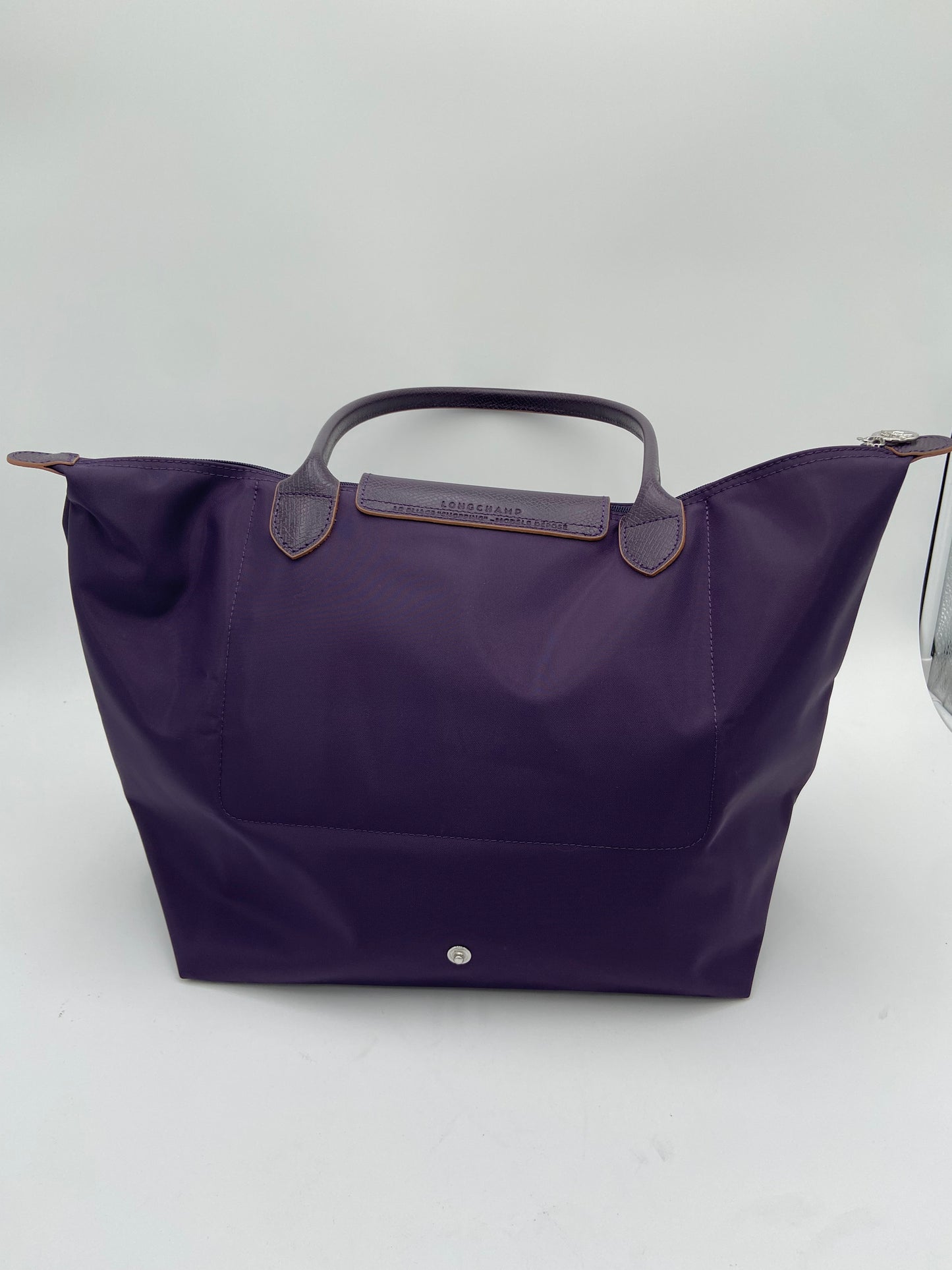 Longchamp Le Pliage Purple Shopping Shoulder Tote