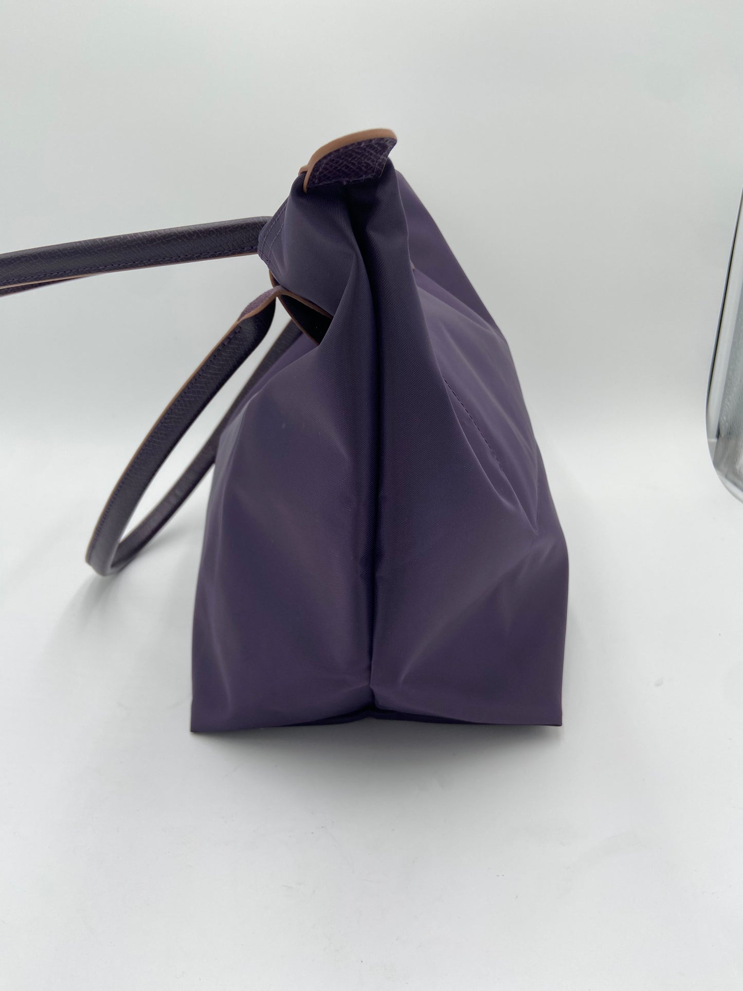 Longchamp Le Pliage Purple Shopping Shoulder Tote