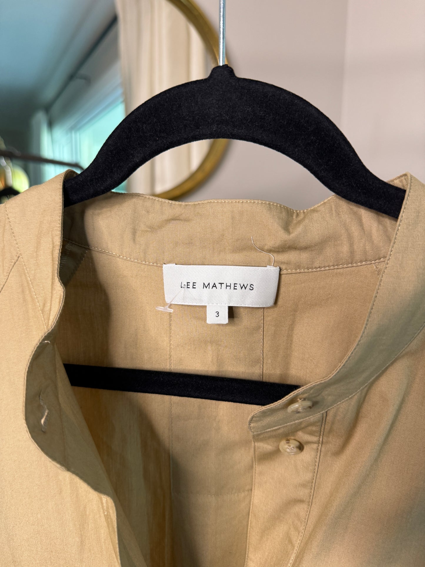 LEE MATHEWS Shirt Dress size L