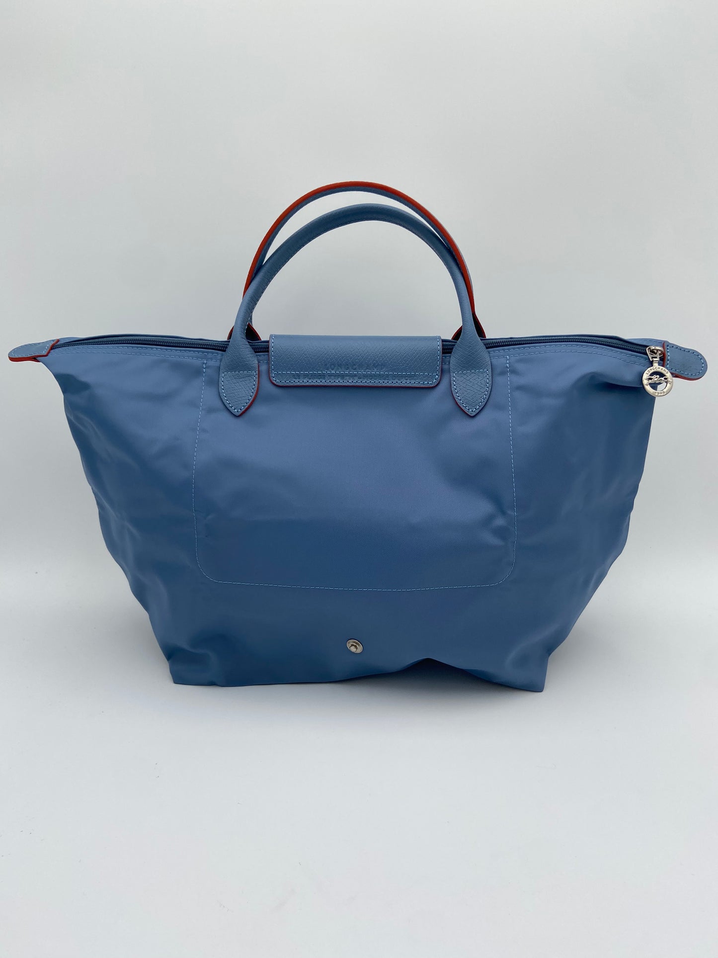 Longchamp Le Pliage Medium Shoulder Tote in Blue