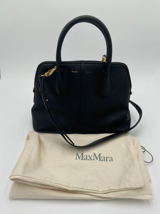 MaxMara Black Top Handle Crossbody Bag