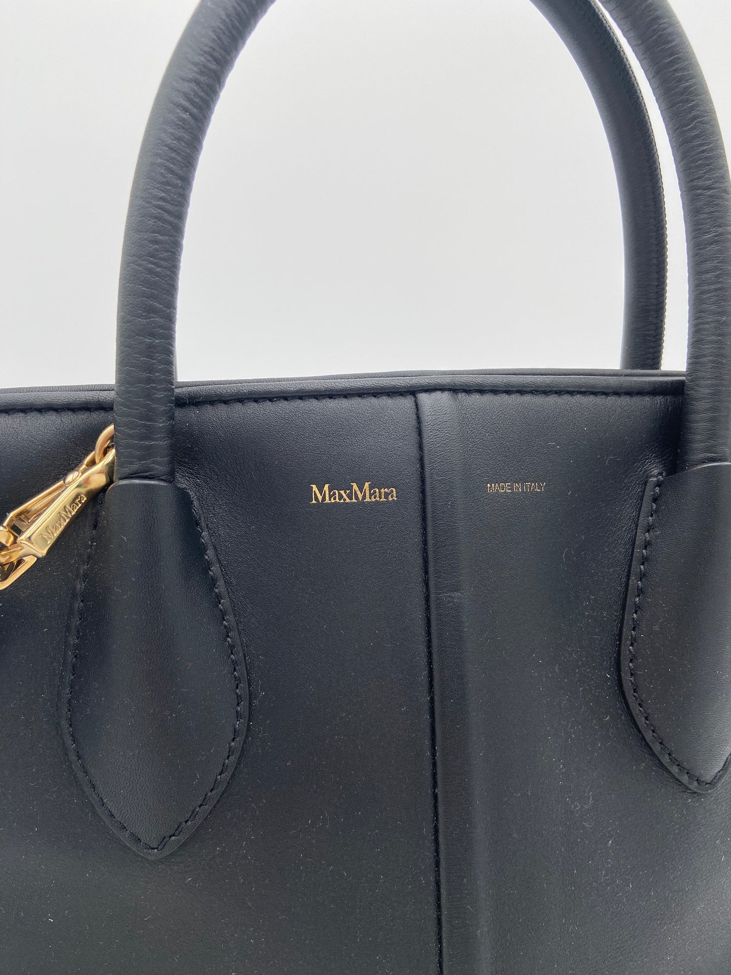 MaxMara Black Top Handle Crossbody Bag