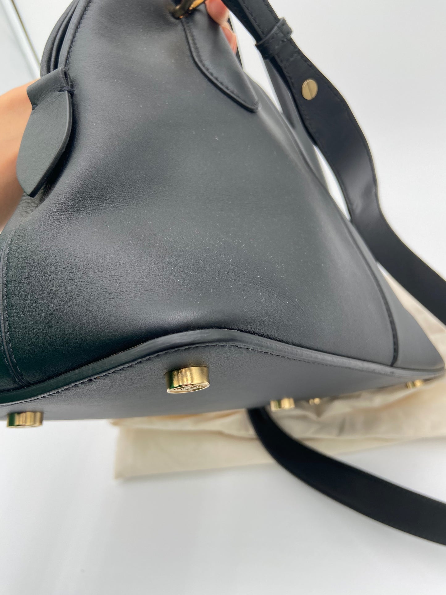 MaxMara Black Top Handle Crossbody Bag