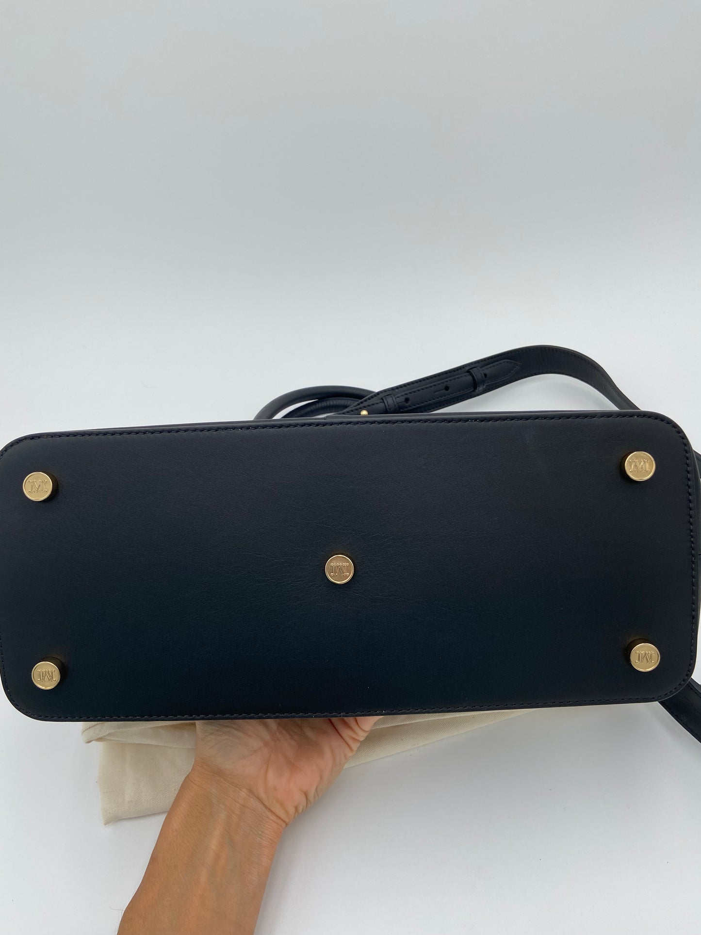 MaxMara Black Top Handle Crossbody Bag