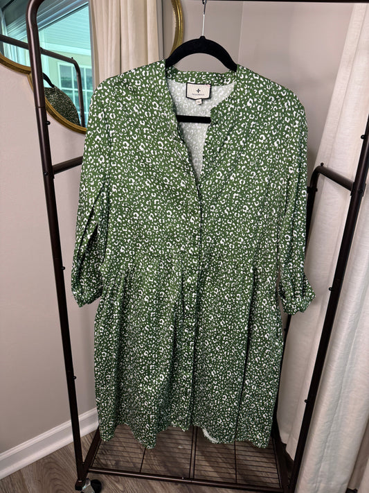 Tuckernuck Royal Shirt Dress size XL