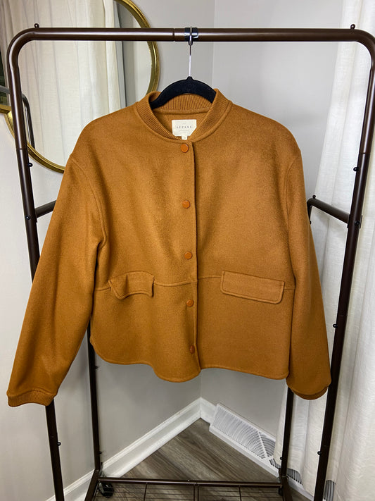 Sezane Suzy Coat in Caramel size 38 (M)
